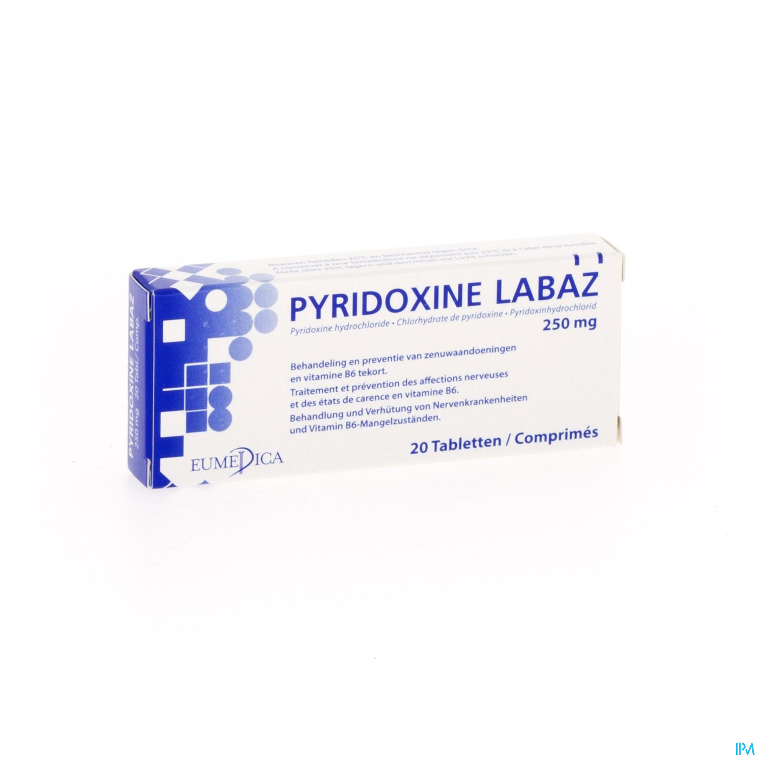 PYRIDOXINE COMP. 20X250MG PYRIDOXINE COMP. 20X250MG