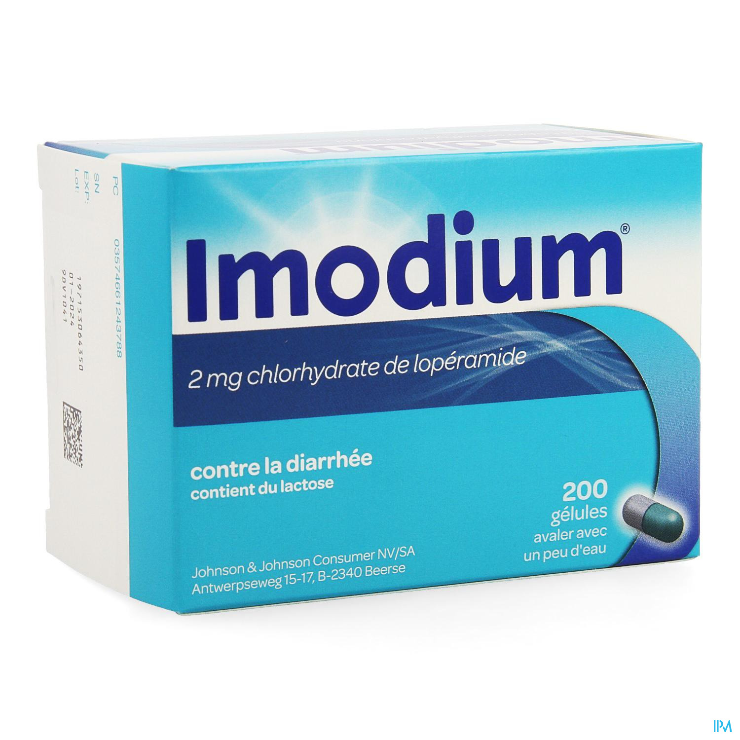 Imodium caps 200 x 2 mg Imodium caps 200 x 2 mg