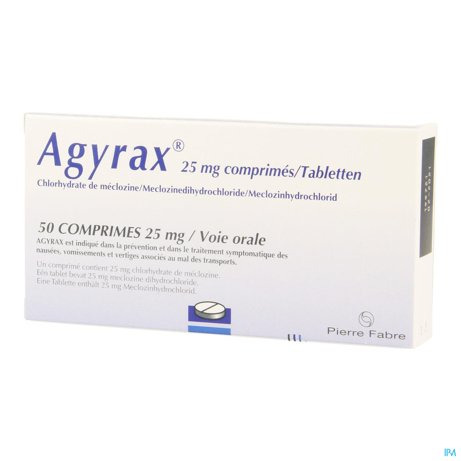 AGYRAX 25MG COMP 50 AGYRAX 25MG COMP 50