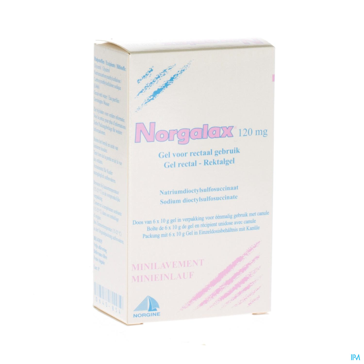 NORGALAX BOITE/DOOS 6 X 10 GR NORGALAX BOITE/DOOS 6 X 10 GR