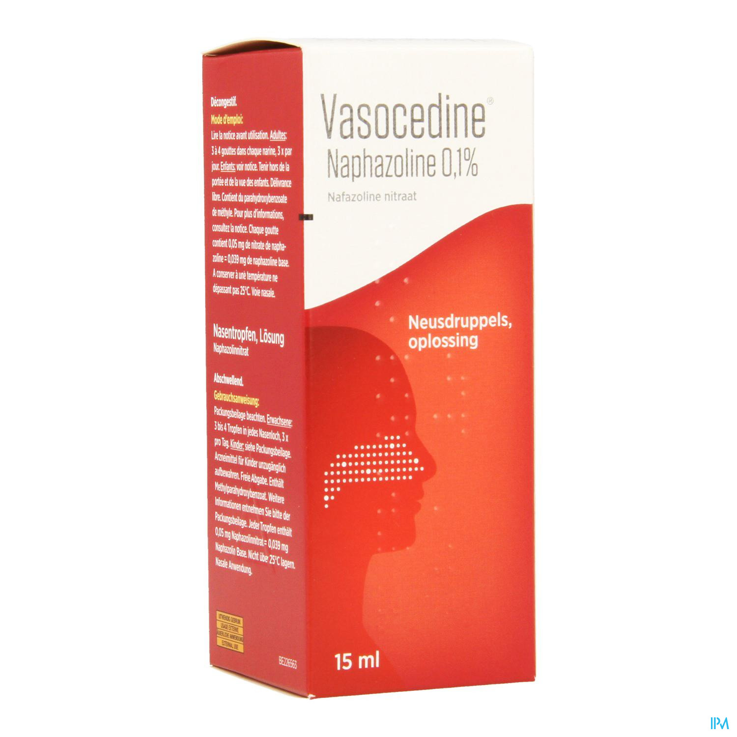 VASOCEDINE NAPHAZOLINE GUTT. 15 ML VASOCEDINE NAPHAZOLINE GUTT. 15 ML