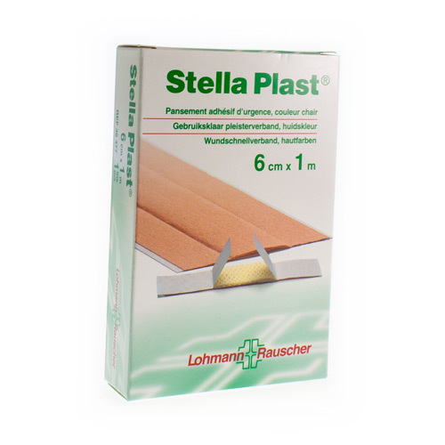 Stella Plast Pansement Adhésif D'Urgence 6cmx1m 1 Pièce (36477)