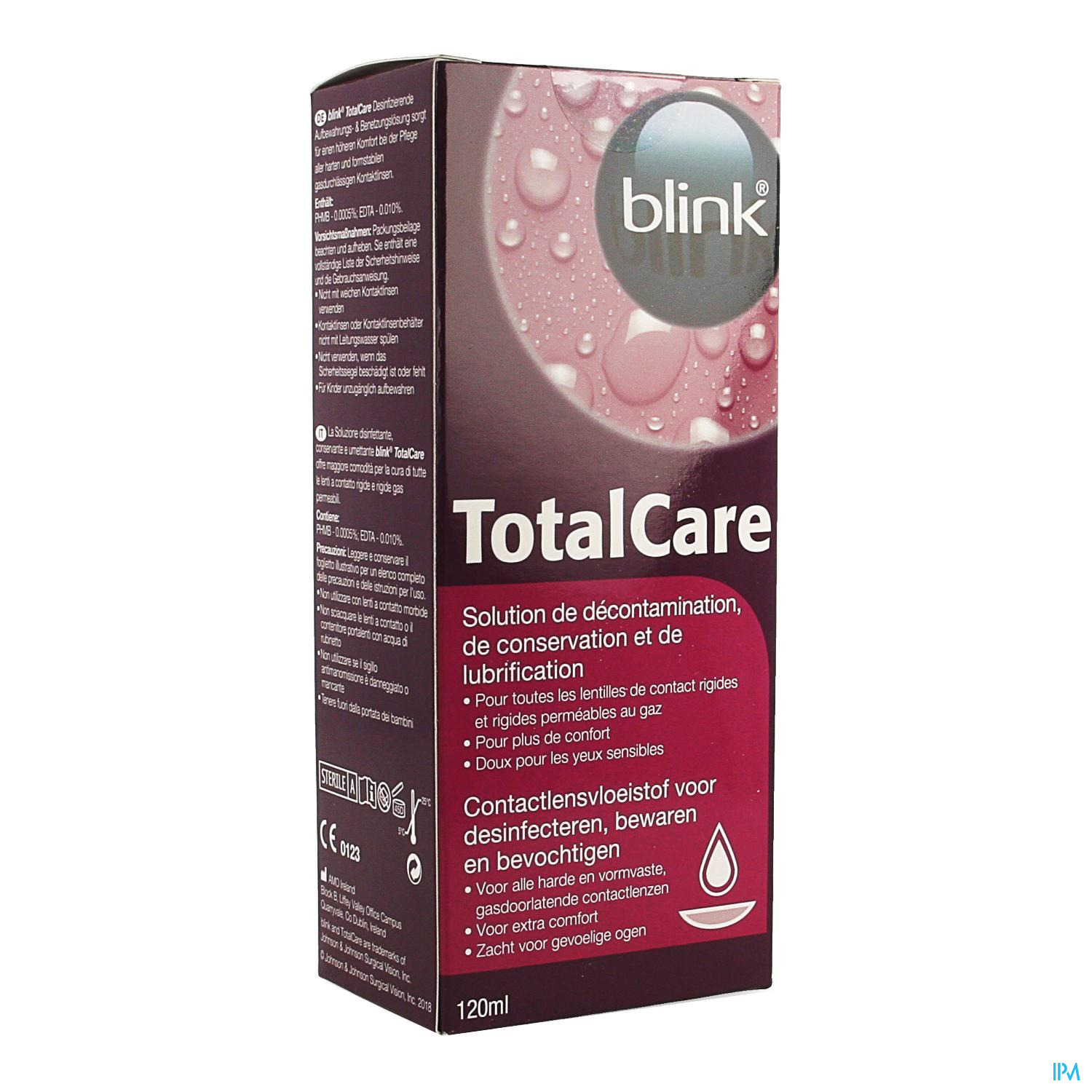 TOTALCARE DESINFECT. SOLUTION 120ML 2615 TOTALCARE DESINFECT. SOLUTION 120ML 2615