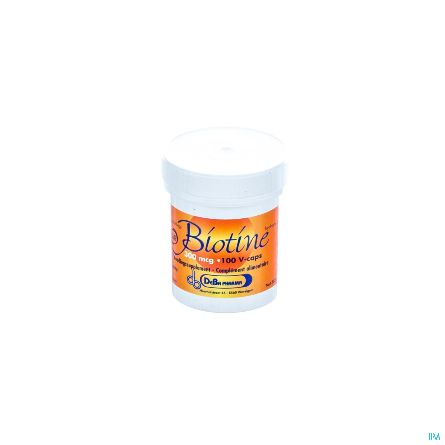 BIOTINE 300Y CAPS 100 DEBA BIOTINE 300Y CAPS 100 DEBA