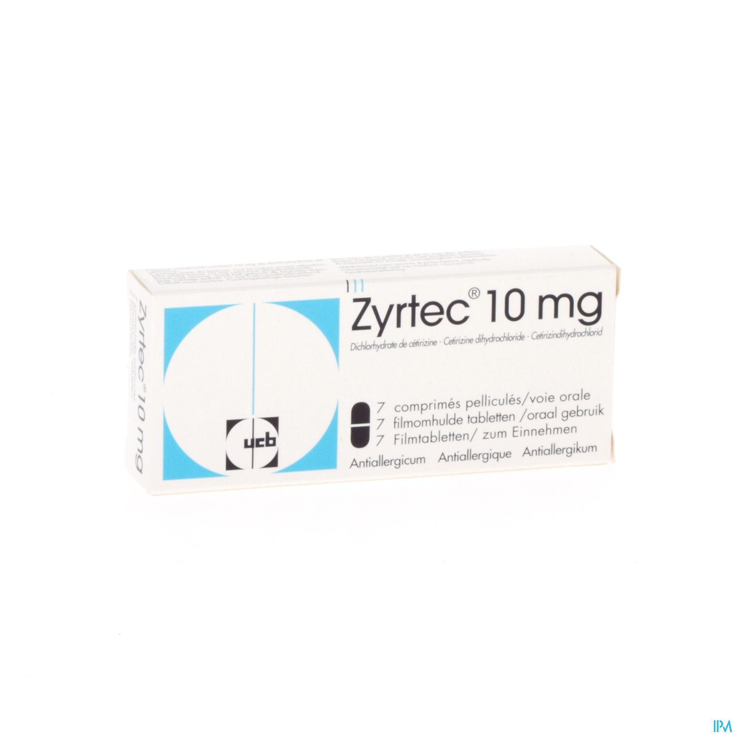 Zyrtec 10 Mg Filmomh Tabl 7 X 10 Mg Allergie Geneesmiddelen