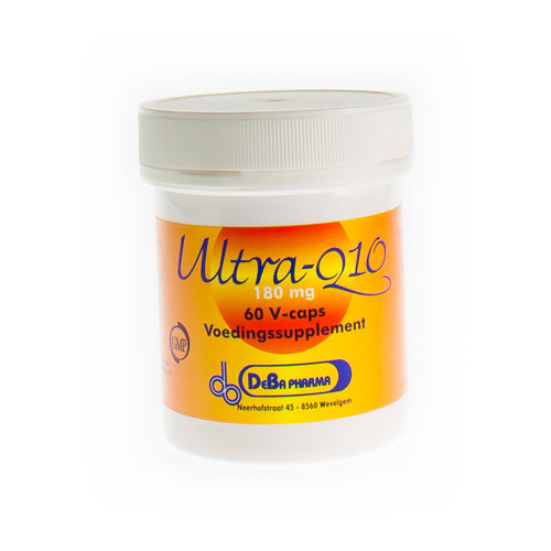 ULTRA Q10 V-CAPS 60X 180MG DEBA Q10 is verantwoordelijk voor 95% van de totale energieproductie en wordt ingeschakeld als antioxidant. Q10 gaat tevens vermoeidheid tegen en geeft extra energie.
Aanbevolen bij het gebruik van cholesterolremmers (statines). Statines remmen namelijk de