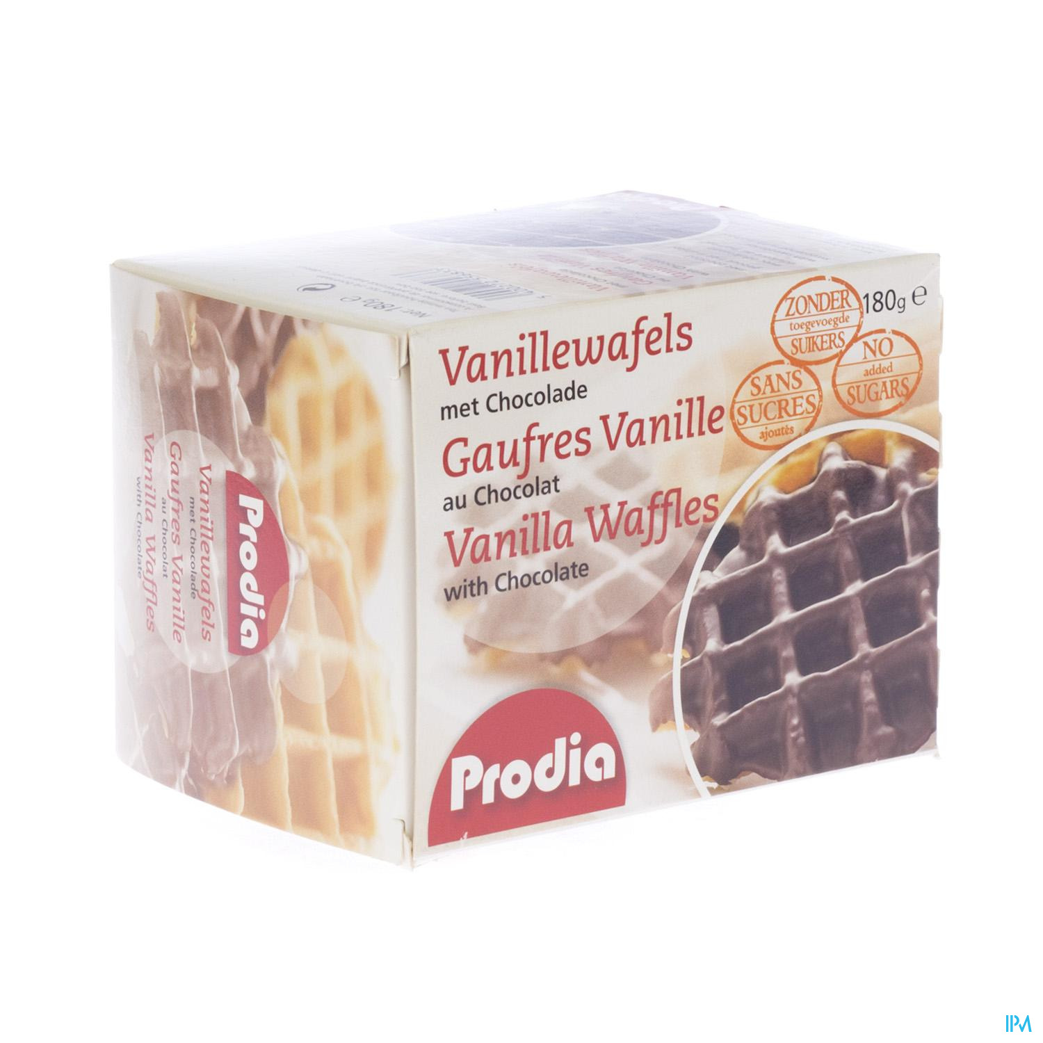 PRODIA GAUFRE VANILLE-CHOCOLAT 185G 5683 PRODIA GAUFRE VANILLE-CHOCOLAT 185G 5683