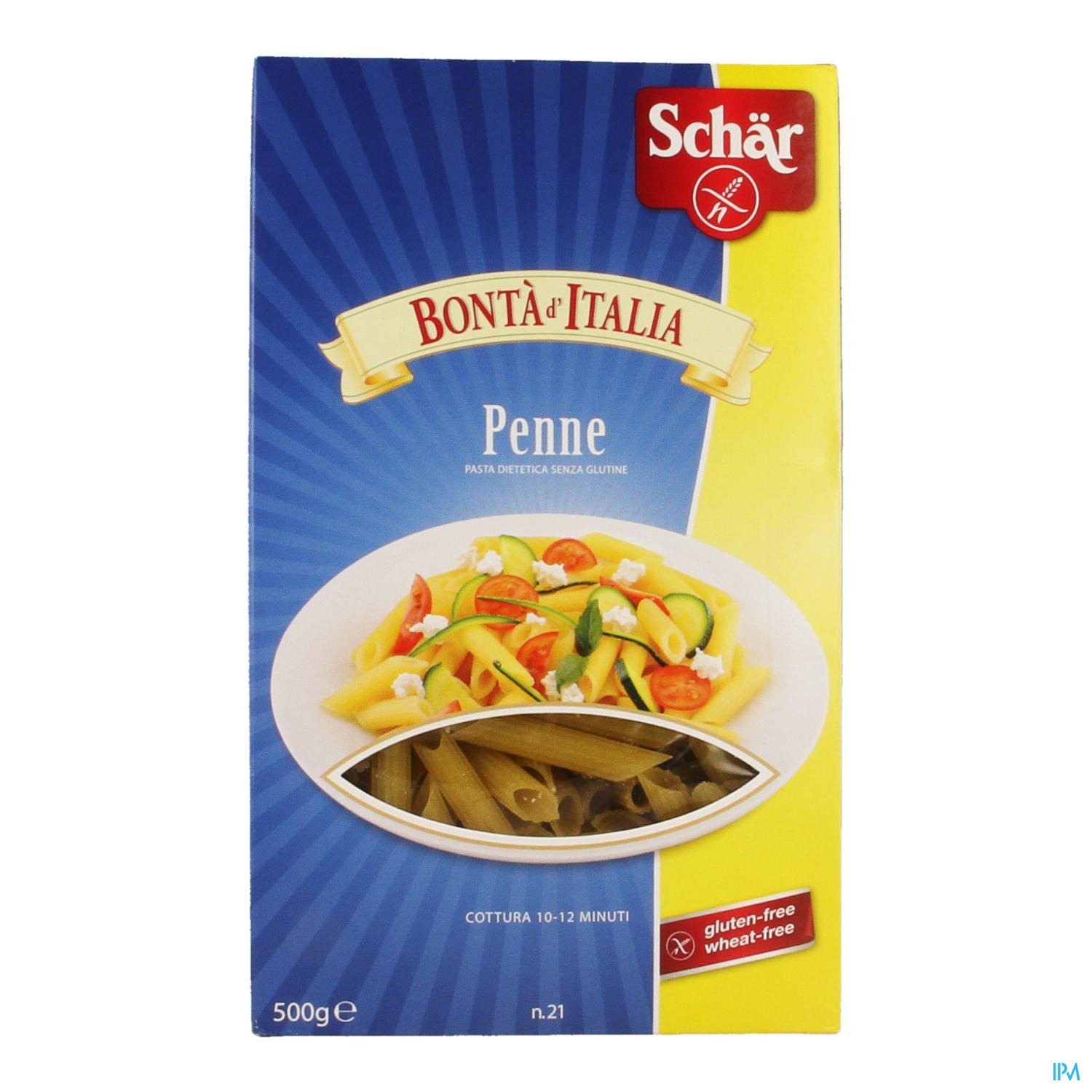 Schar Pasta Penne 500g 6583 - Overige - Voeding & dieet - Apotheek