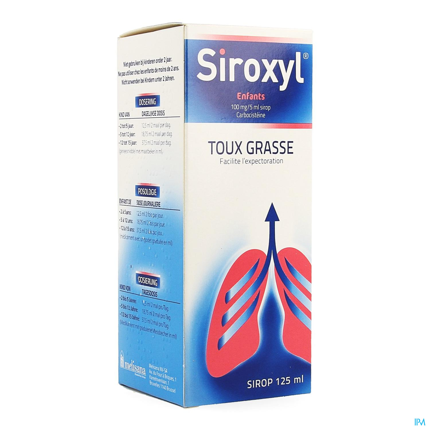 SIROXYL SIROP ENFANTS/KINDEREN 125ML 100 MG/5 ML SIROXYL SIROP ENFANTS/KINDEREN 125ML 100 MG/5 ML