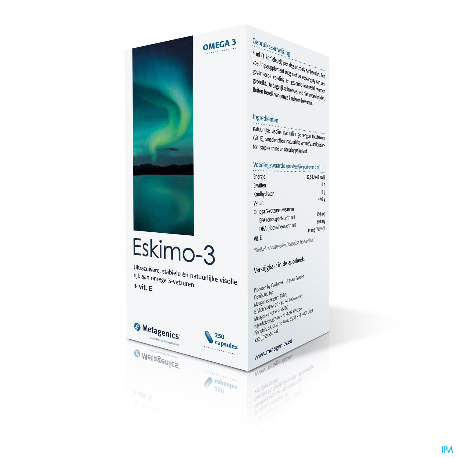 ESKIMO-3 CAPS 250X500MG 3173 METAGENICS ESKIMO-3 CAPS 250X500MG 3173 METAGENICS