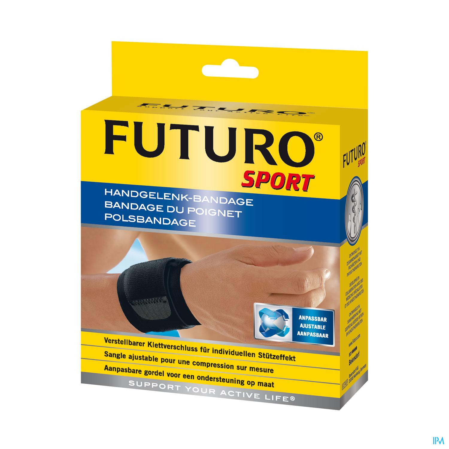 Futuro Sport Bandage Poignet 46378 - Apotheek Peeters Oudsbergen (Peeters  Pharma BV)