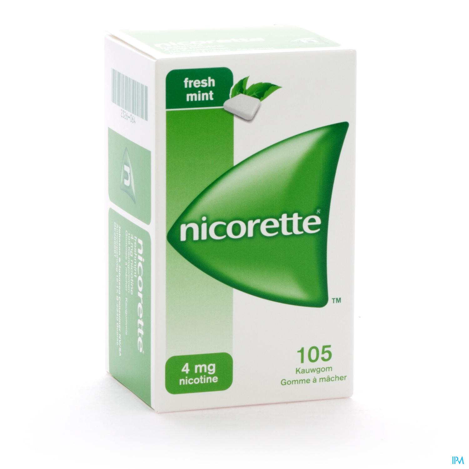 NICORETTE FRESHMINT GOMME MACH 105X4MG Ce médicament est indiqué dans le traitement de la dépendance tabagique afin de soulager les symptômes du sevrage nicotinique chez les sujets désireux d'arrêter leur consommation de tabac.