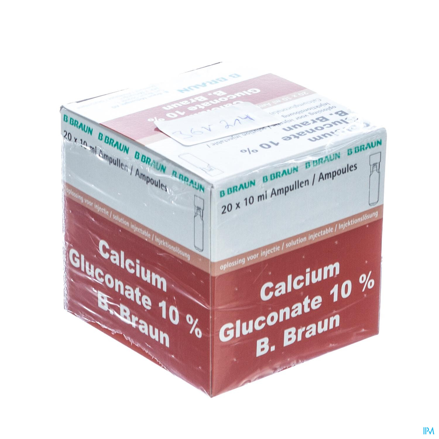 CALCIUM GLUCONAAT 10 % AMP 20X10ML CALCIUM GLUCONAAT 10 % AMP 20X10ML