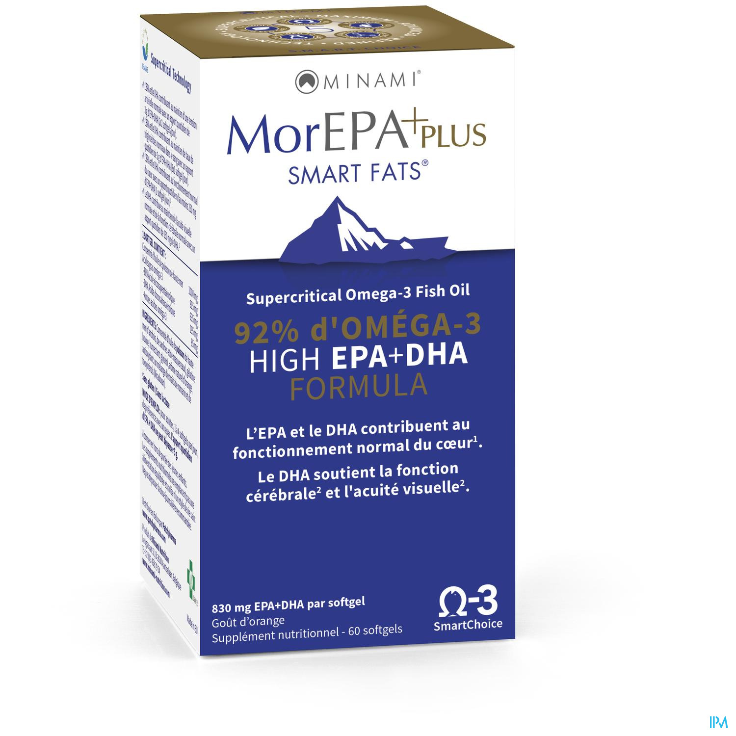 Minami MorEPA Plus Dose 2 Mois Softgels 60 - Apotheek Peeters ...