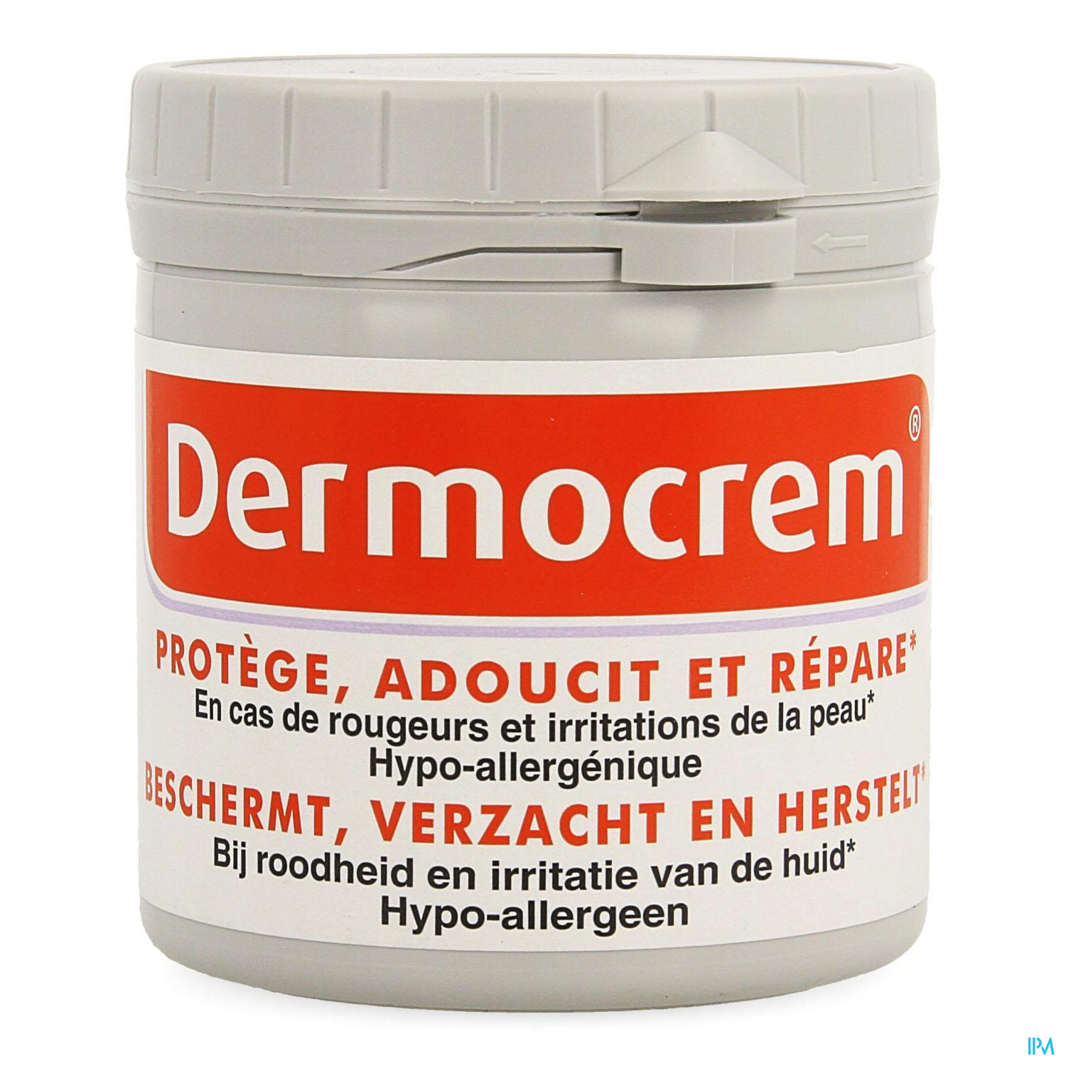 DERMOCREM ROODHEID-IRRITATIE VAN DE HUID CREME 250G Dermocrem kan worden gebruikt ter verzachting en bescherming bij luieruitslag.
Dermocrem is uw eenvoudige en doeltreffende bondgenoot wanneer u of iemand in uw gezin een huidklacht heeft die zachte verzorging nodig heeft.