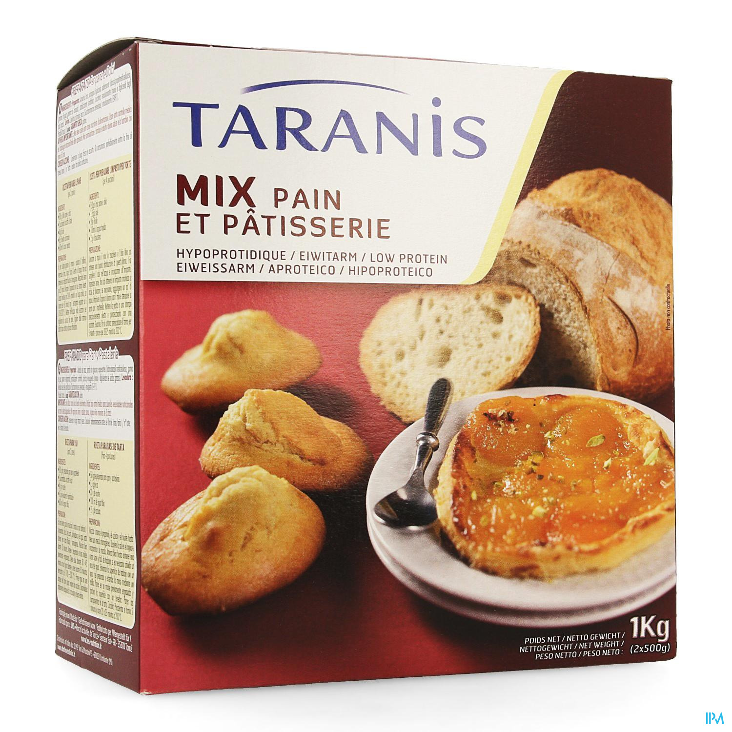 TARANIS MIX BROOD EN PATISSERIE PDR 2X500G 6720 TARANIS MIX BROOD EN PATISSERIE PDR 2X500G 6720