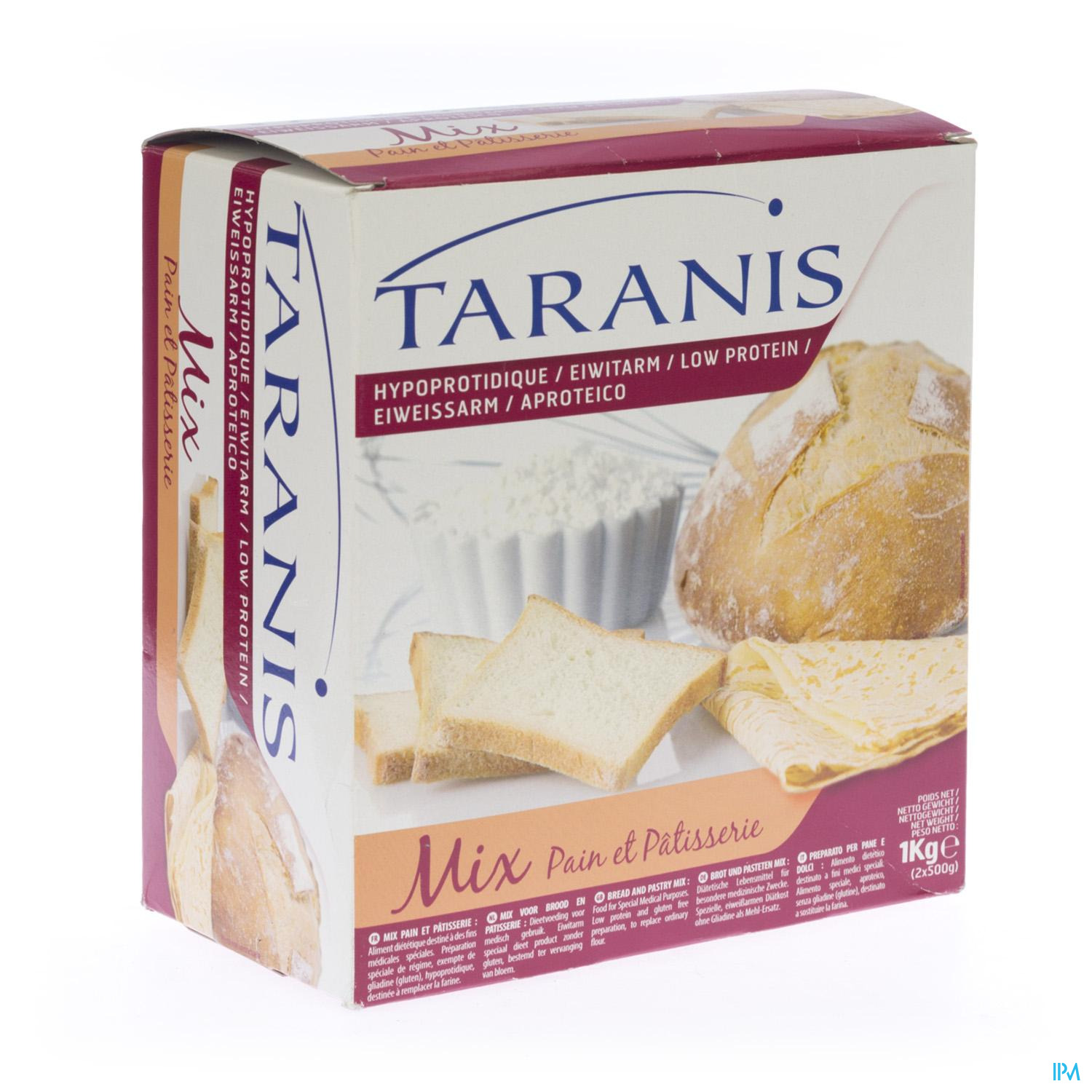 TARANIS MIX PAIN ET PATISSERIE PDR 2X500G 6720 TARANIS MIX PAIN ET PATISSERIE PDR 2X500G 6720