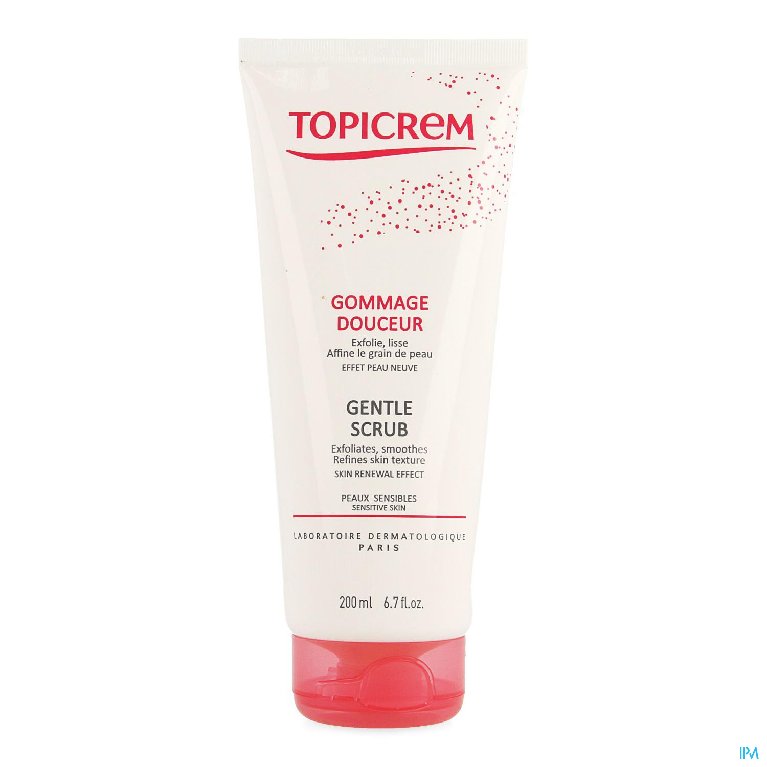 TOPICREM PEELING GEZICHT-LICHAAM TUBE 200ML TOPICREM PEELING GEZICHT-LICHAAM TUBE 200ML