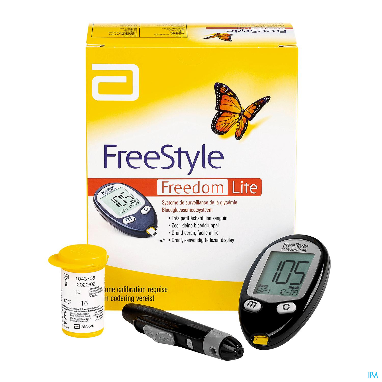 FREESTYLE FREEDOM LIT SENSOR START KIT 7091520 FREESTYLE FREEDOM LIT SENSOR START KIT 7091520
