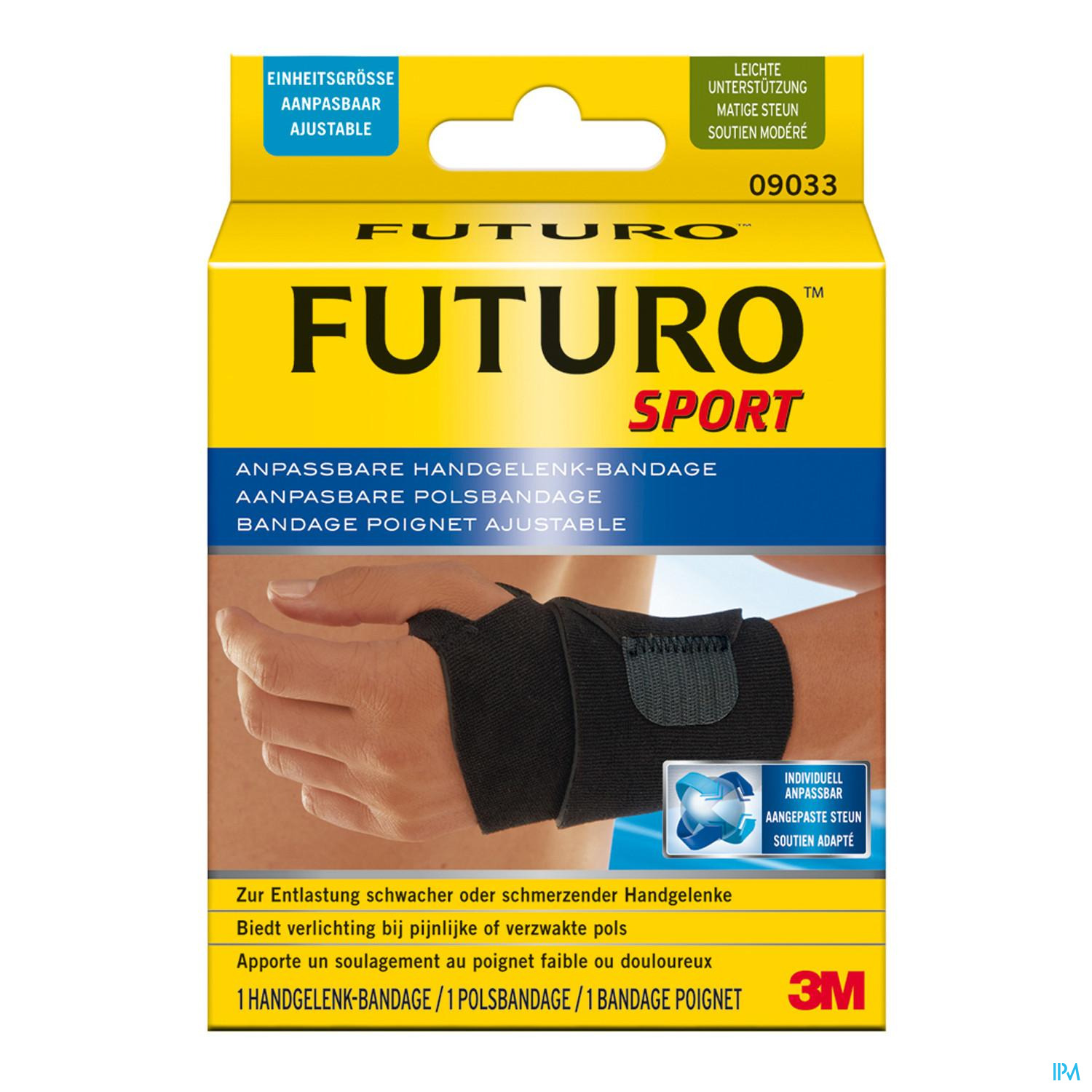 Futuro Sport Adjustable Wrist Support 09033 - Apotheek Peeters Oudsbergen  (Peeters Pharma BV)