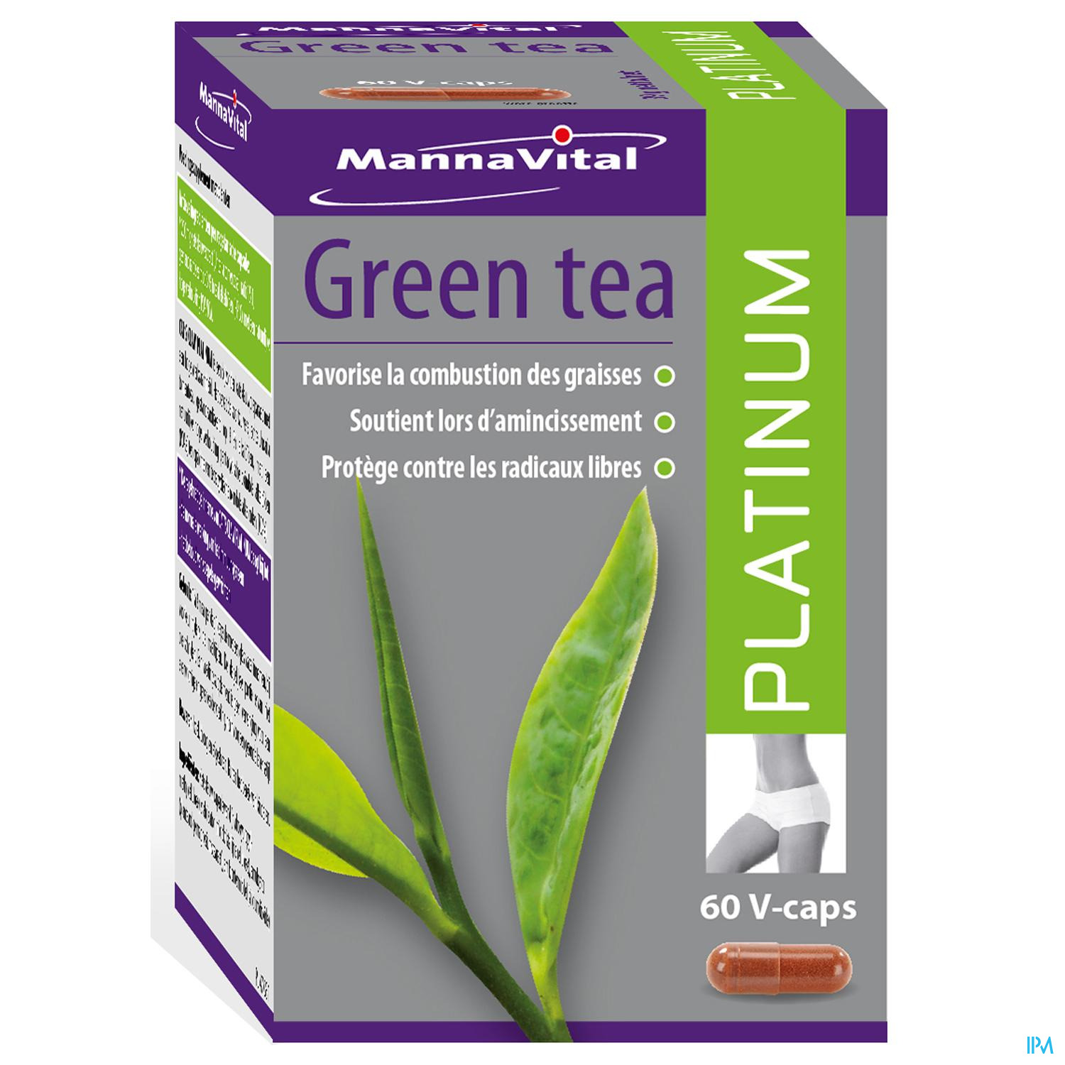 Green Tea Platinum V-caps 60 - Anti-oxydants - Vitamine et Compléments ...