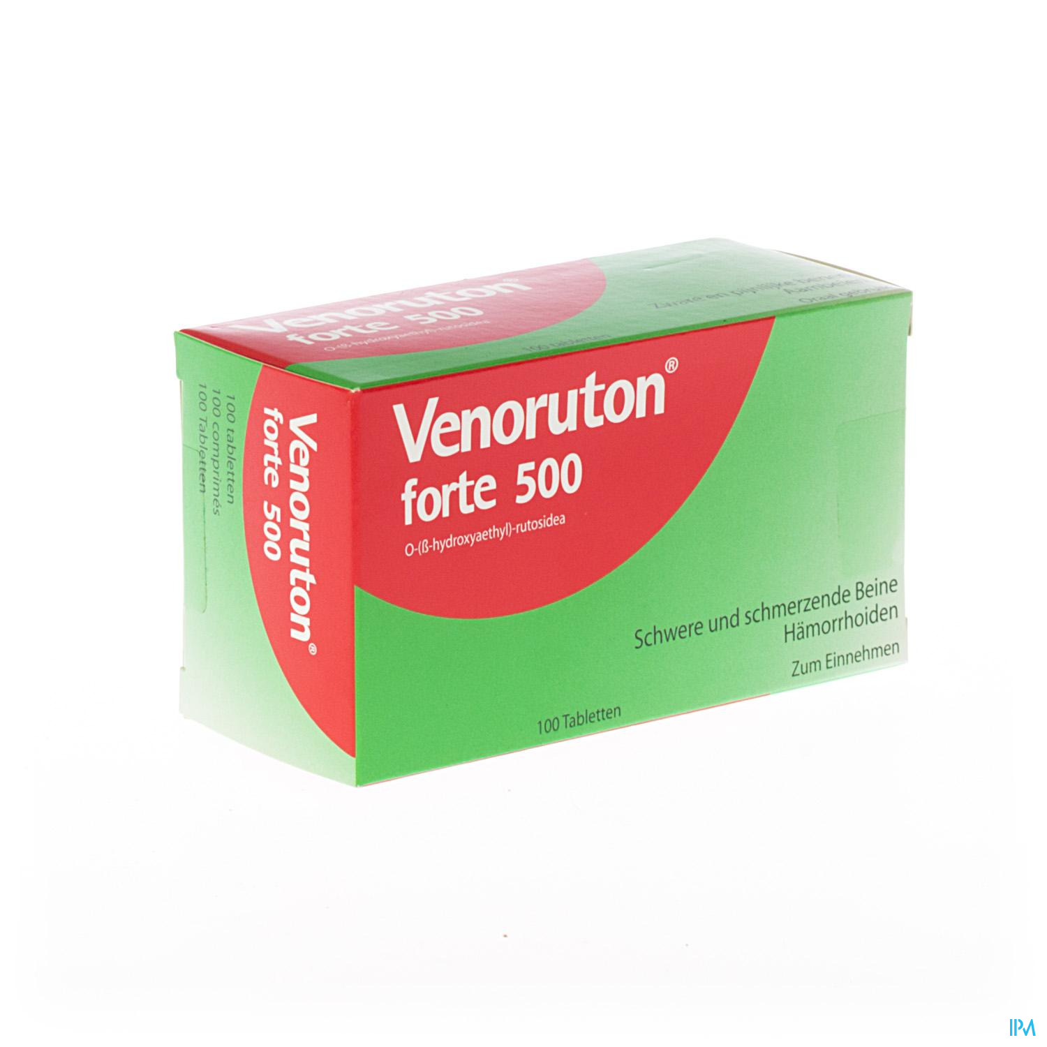 VENORUTON FORTE 500MG 100 TABL