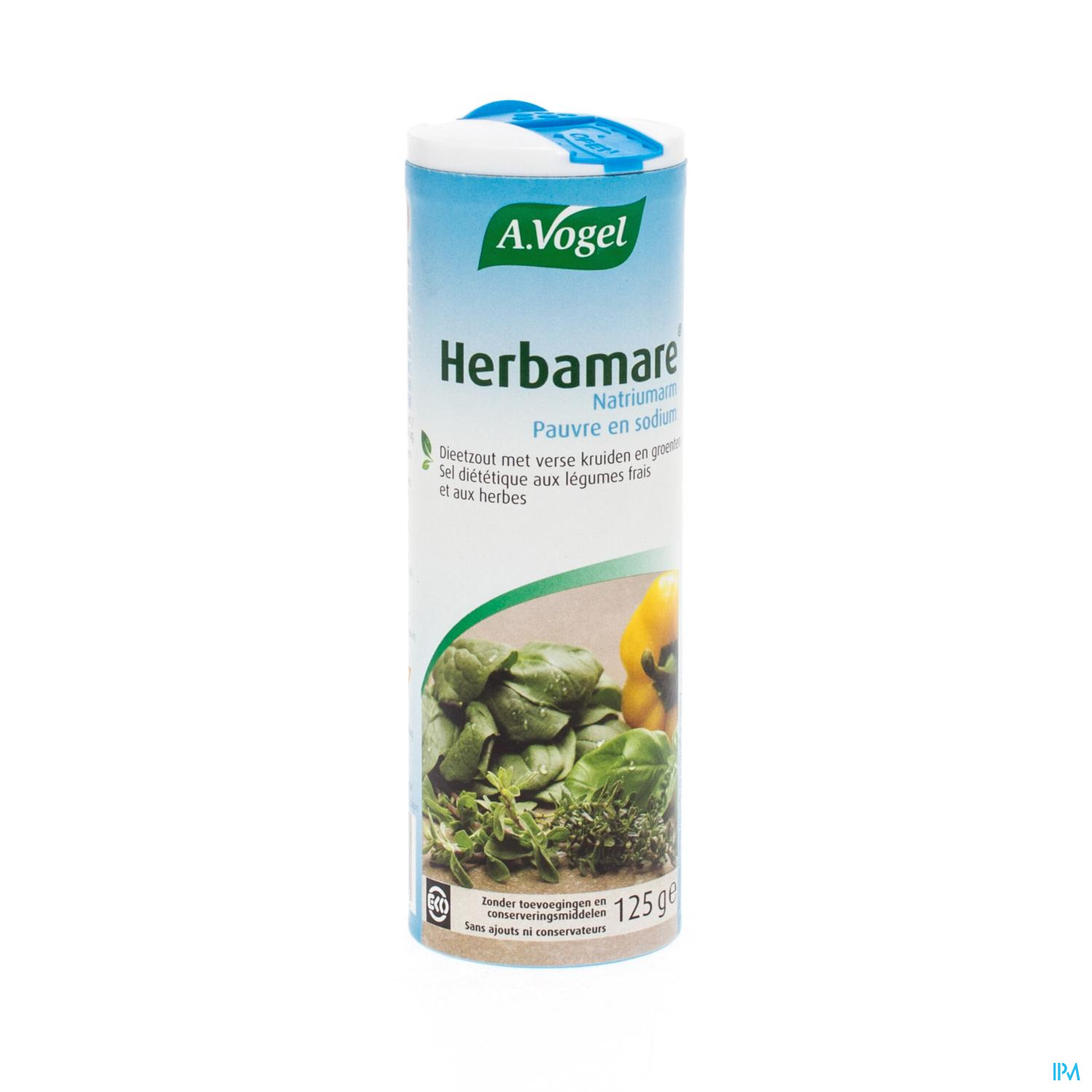 3042702_6e08bd7b01607187a11b94de1f77f3d5_fr.jpg A.Vogel Herbamare Pauvre En Sodium 125g