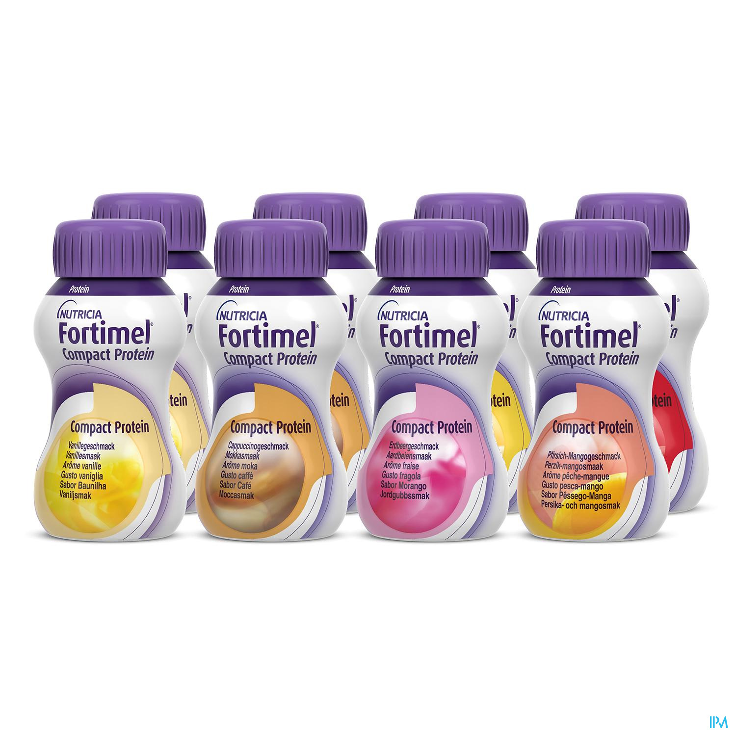 FORTIMEL COMPACT PROTEIN MIXED MULTIPACK FLESJES 8X125ML FORTIMEL COMPACT PROTEIN MIXED MULTIPACK FLESJES 8X125ML