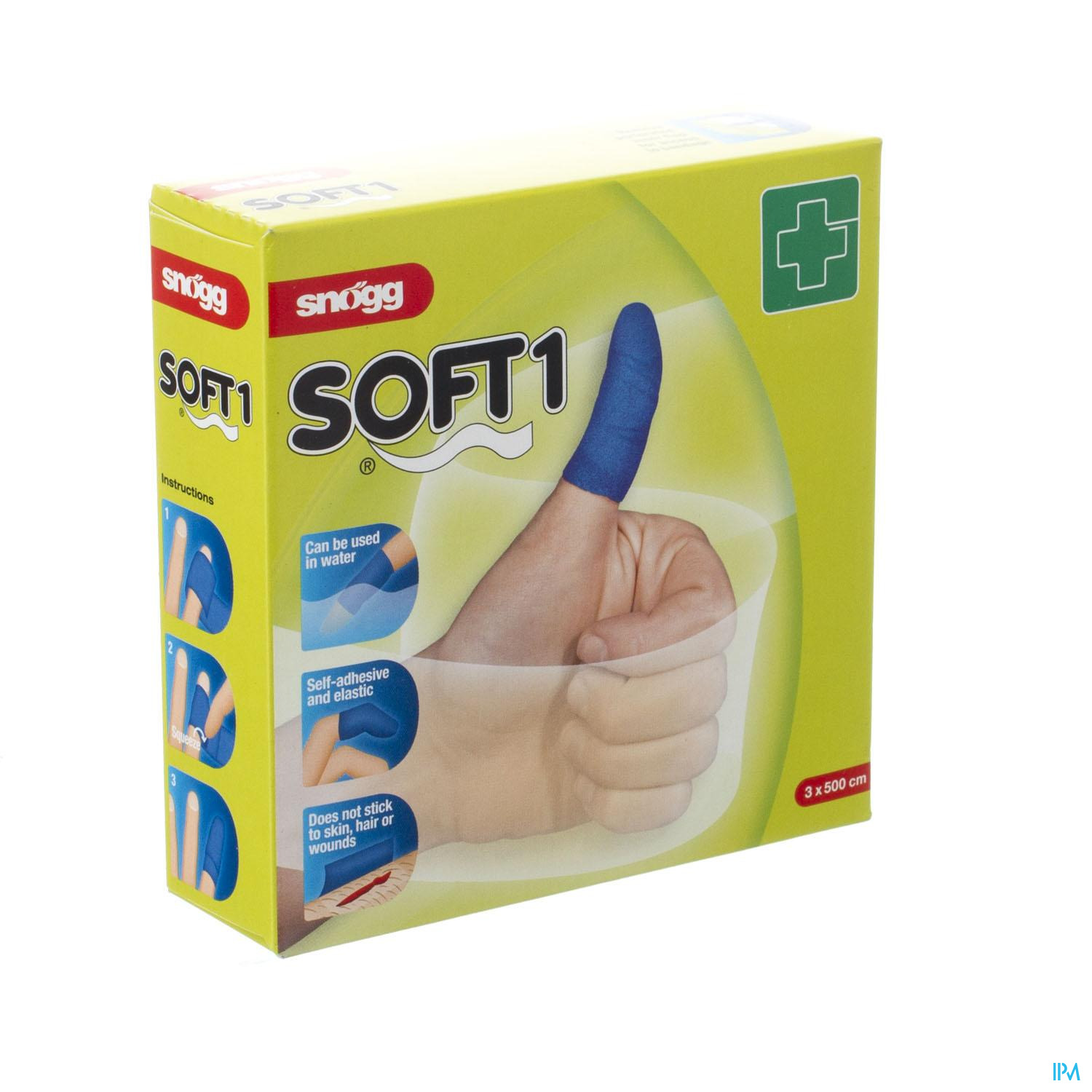 Soft Snogg 3cmx5m Blauw - Vingerling - Thuiszorg & EHBO - Apotheek ...