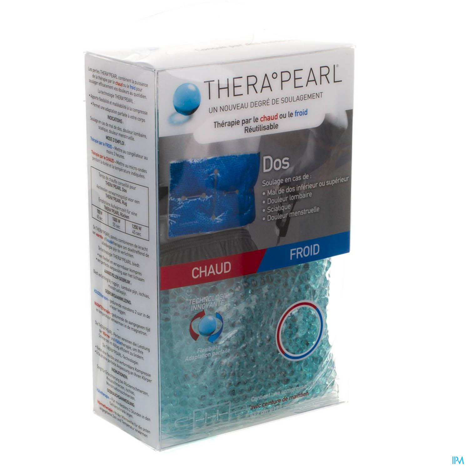 thee Peuter Ham Therapearl Hot-cold Pack Rug - Cold/hot therapie - EHBO - Thuiszorg & EHBO  - Apotheek Peeters Oudsbergen (Peeters Pharma BV)