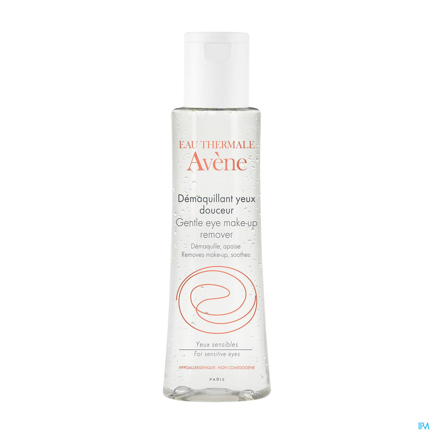 AVENE ZACHTE OOGREINIGING 125ML Verwijdert in alle zachtheid make-up van de meest gevoelige ogen.
Ook geschikt voor dragers van contactlenzen of bij geïrriteerde oogleden.
Werkt verzachtend voor de ogen.
