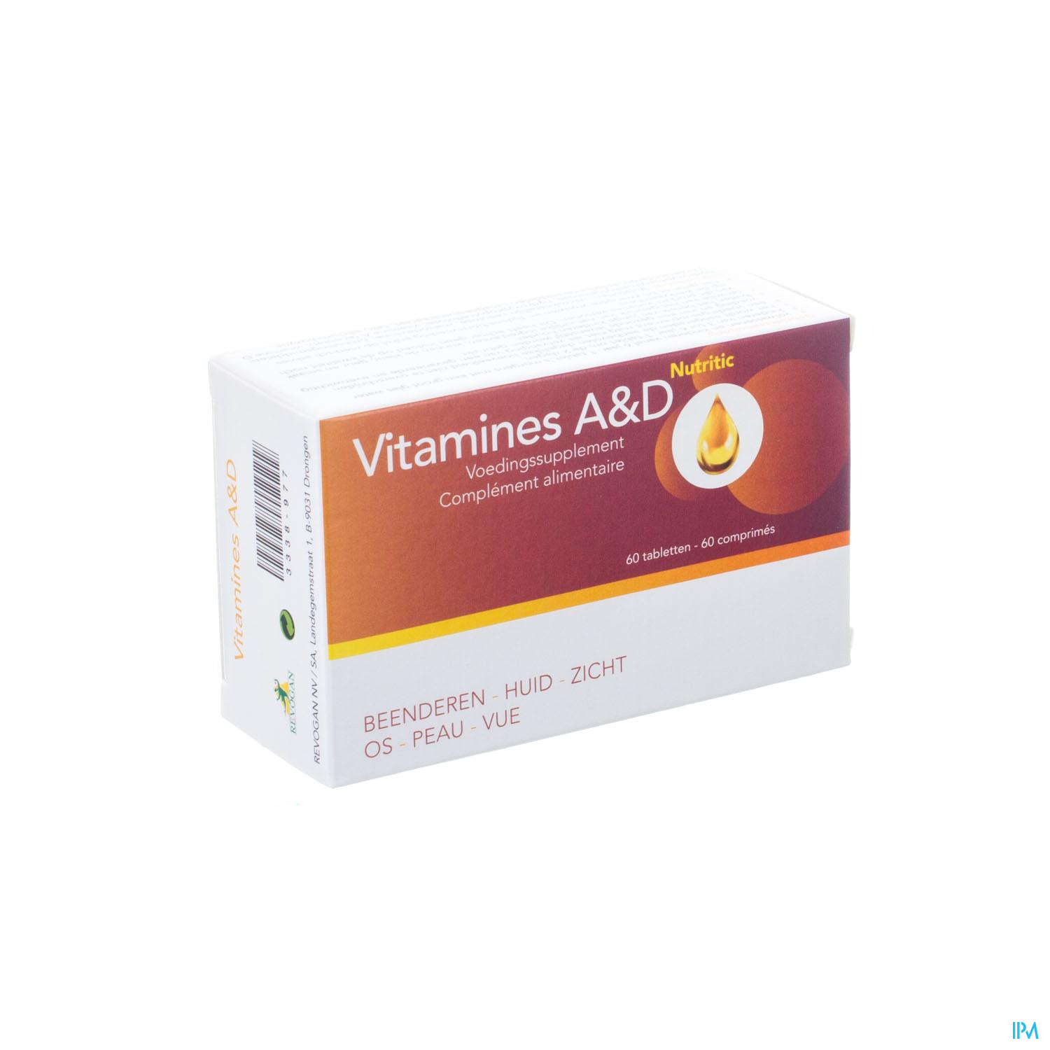 VITAMINES A&D NUTRITIC COMP 60 7387 VITAMINES A&D NUTRITIC COMP 60 7387