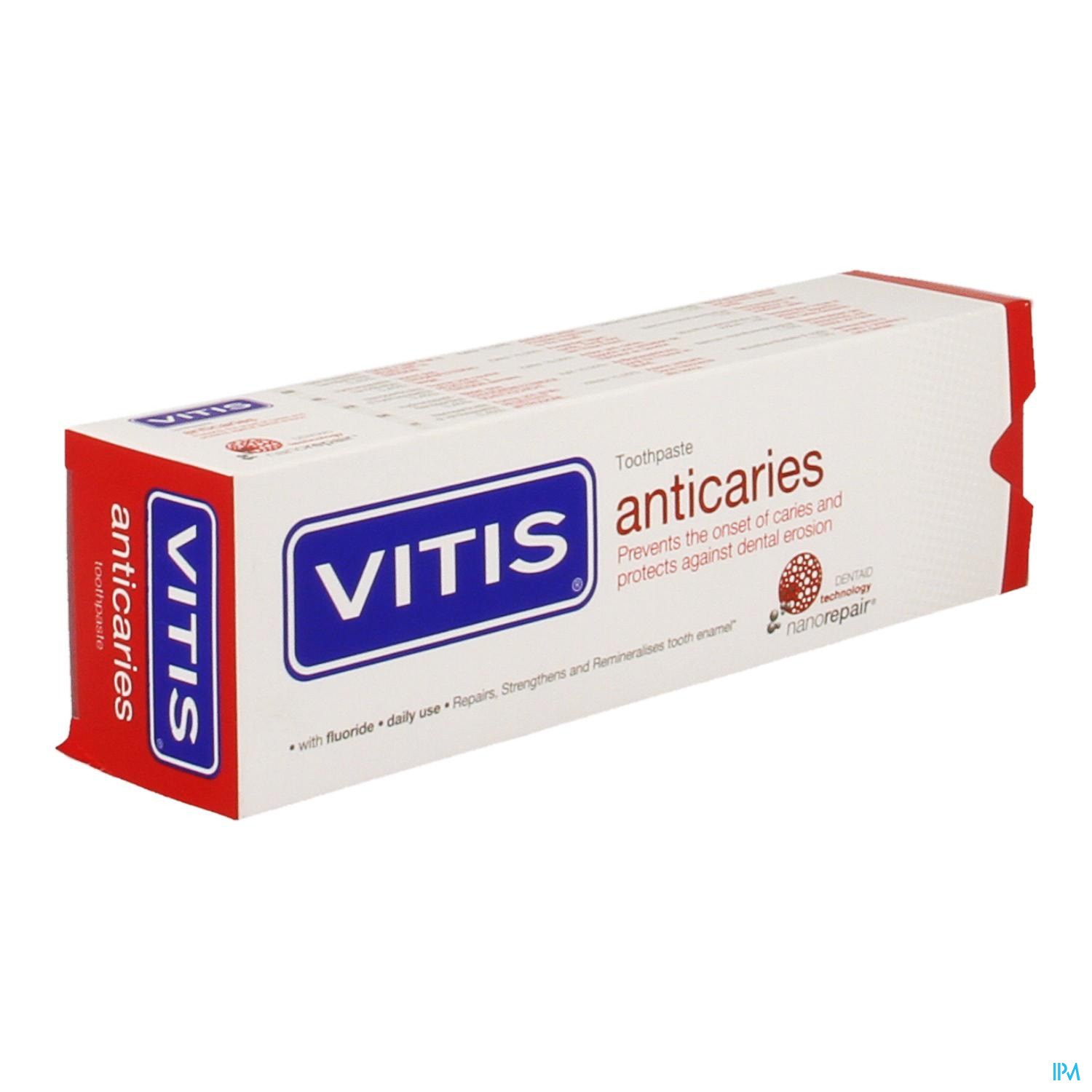 In de genade van voor afbetalen Vitis Anti-caries Tandpasta 31894 - Apotheek Peeters Oudsbergen (Peeters  Pharma BV)