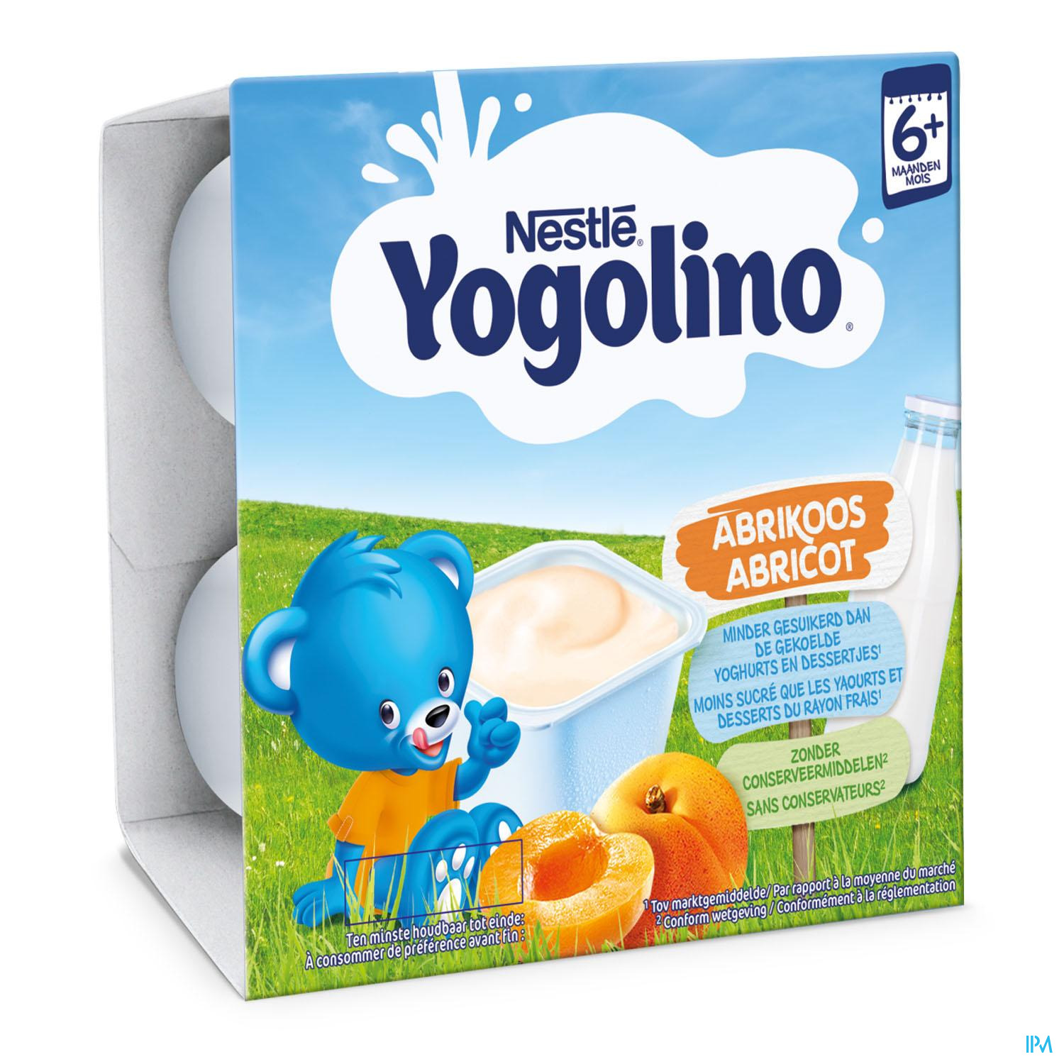 Nestle Baby Yogo Abricot 4x100g Apotheek Peeters Oudsbergen Nv