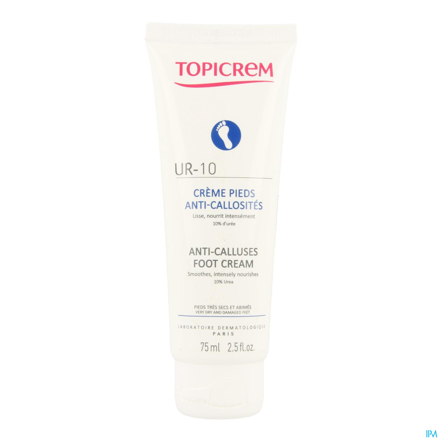 Topicrem Ur10 Voetcreme A/eelt Tube 75ml - Eelt - Voeten & benen ...