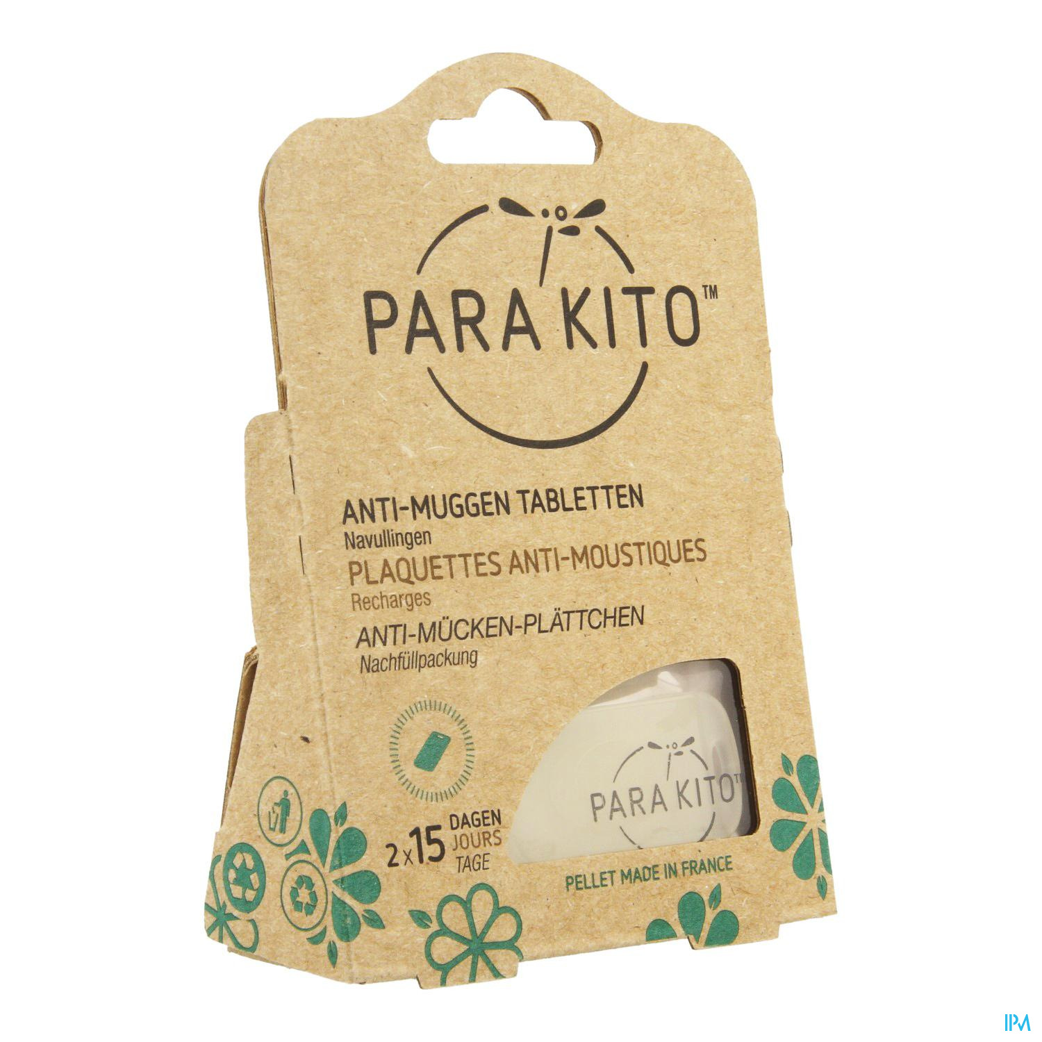 Para'kito Plaquettes-Recharge 2 pièces x2 Plaquettes Recharges Anti-moustiques
Les plaquettes recharges anti-moustiques PARA'KITO pour bracelets ou clips diffusent un cocktail spécifique d’huiles essentielles qui contribue à masquer les odeurs de votre souffle et de votre corps. Les moustique