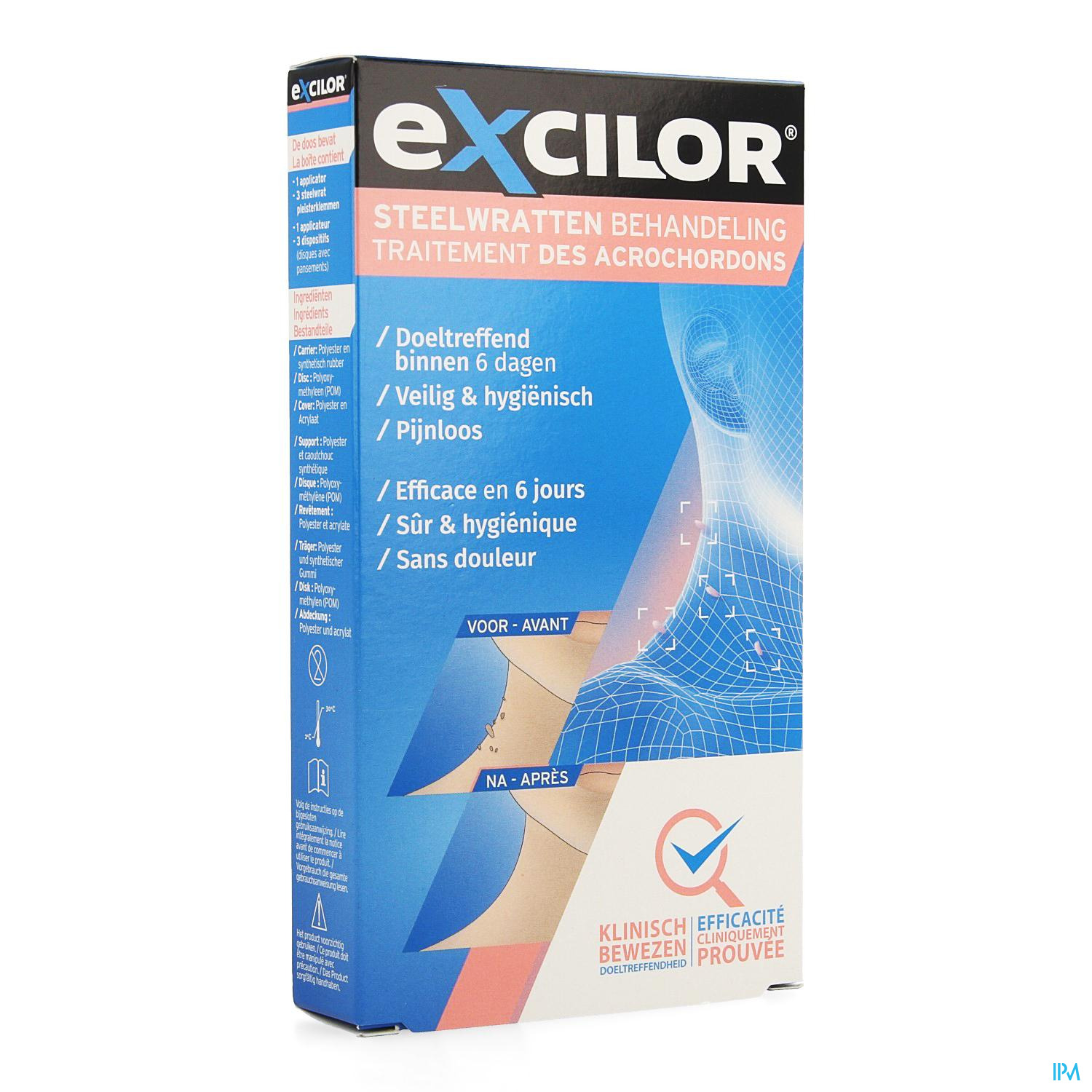 Comment Enlever Un Acrochordon Pharmacie EXCILOR TRAITEMENT ACROCHORDONS - Apotheek Peeters Oudsbergen (Peeters  Pharma BV)