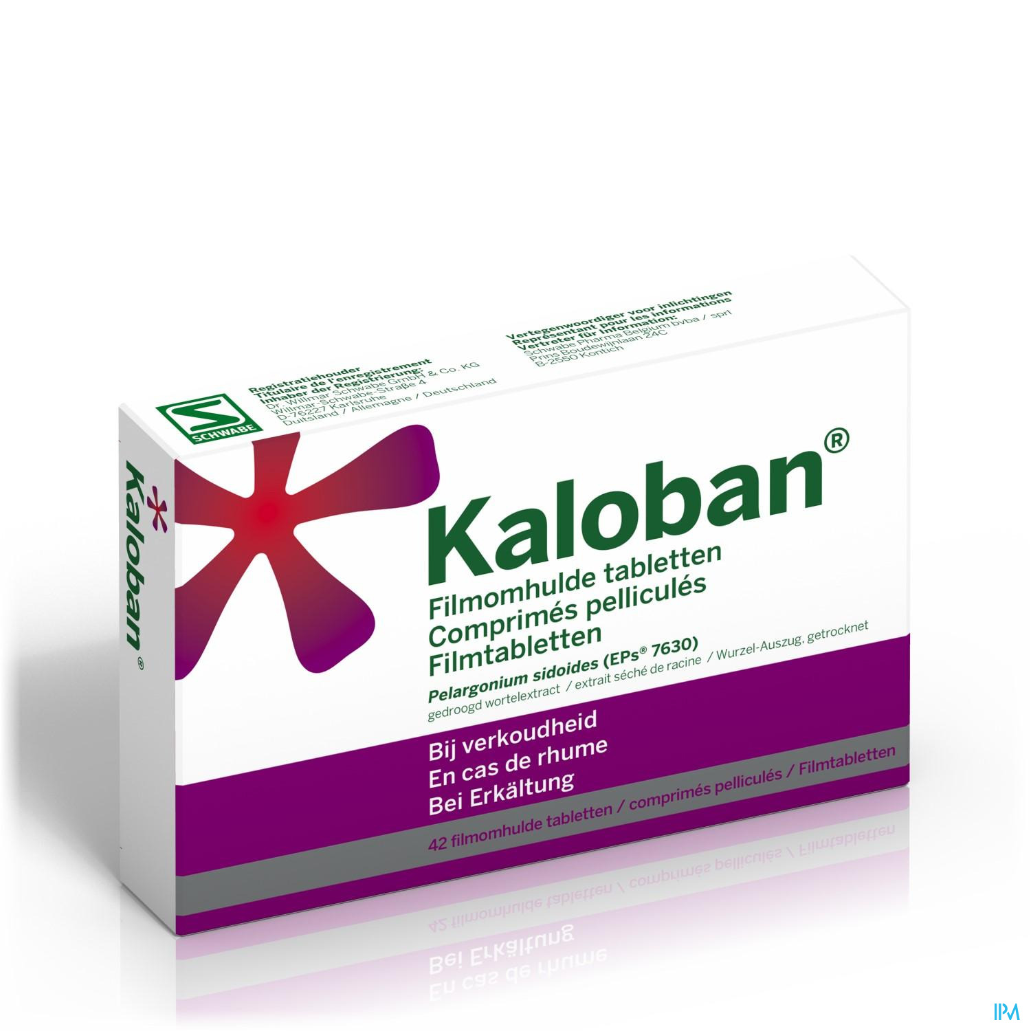 KALOBAN COMP PELL 42 X 20 MG KALOBAN COMP PELL 42 X 20 MG