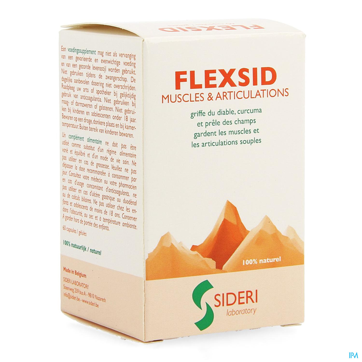 Flexsid Caps 60 - Squelette, musculature et jointure - Nutrithérapie et ...