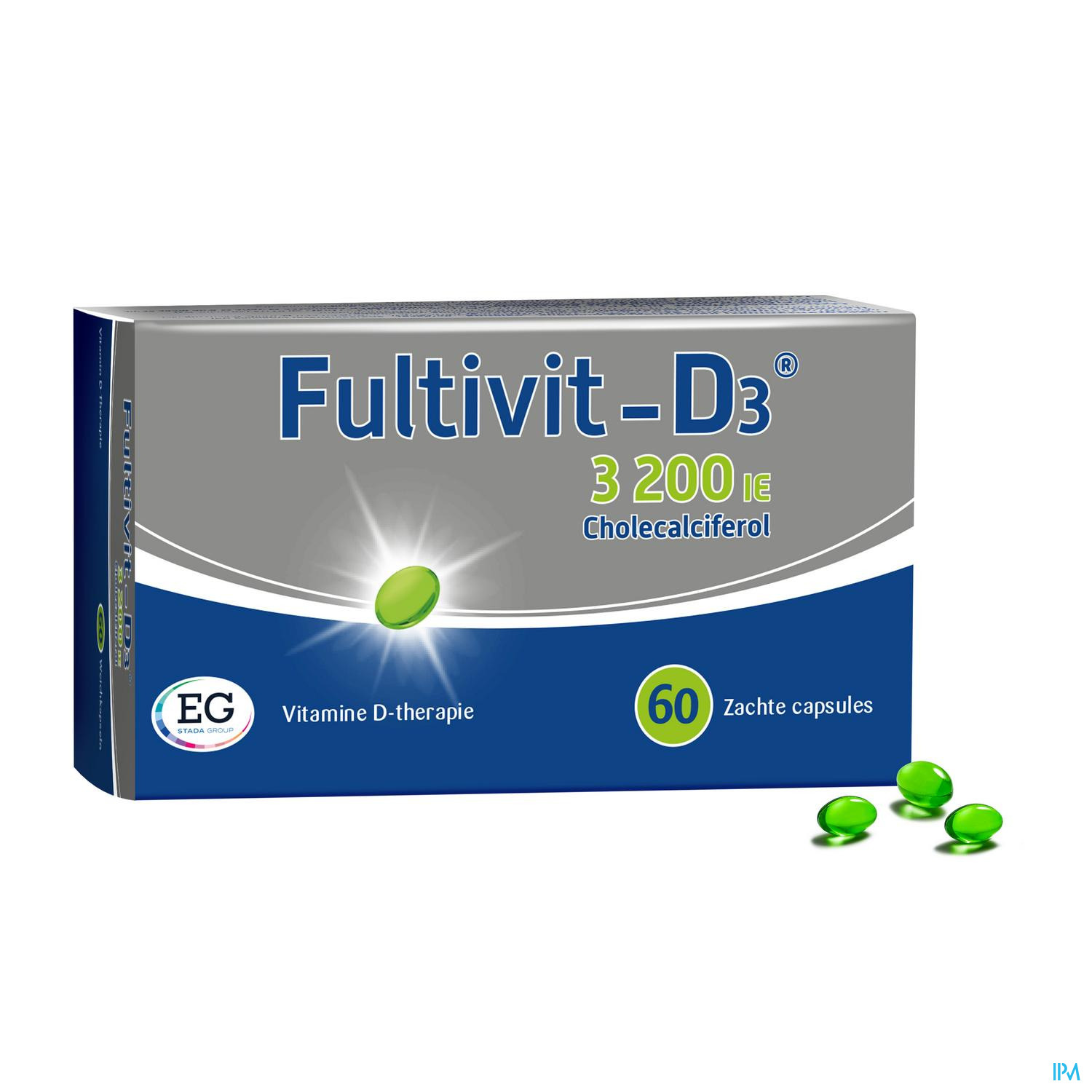 FULTIVIT-D3 3200IE CAPS ZACHT 60 FULTIVIT-D3 3200IE CAPS ZACHT 60