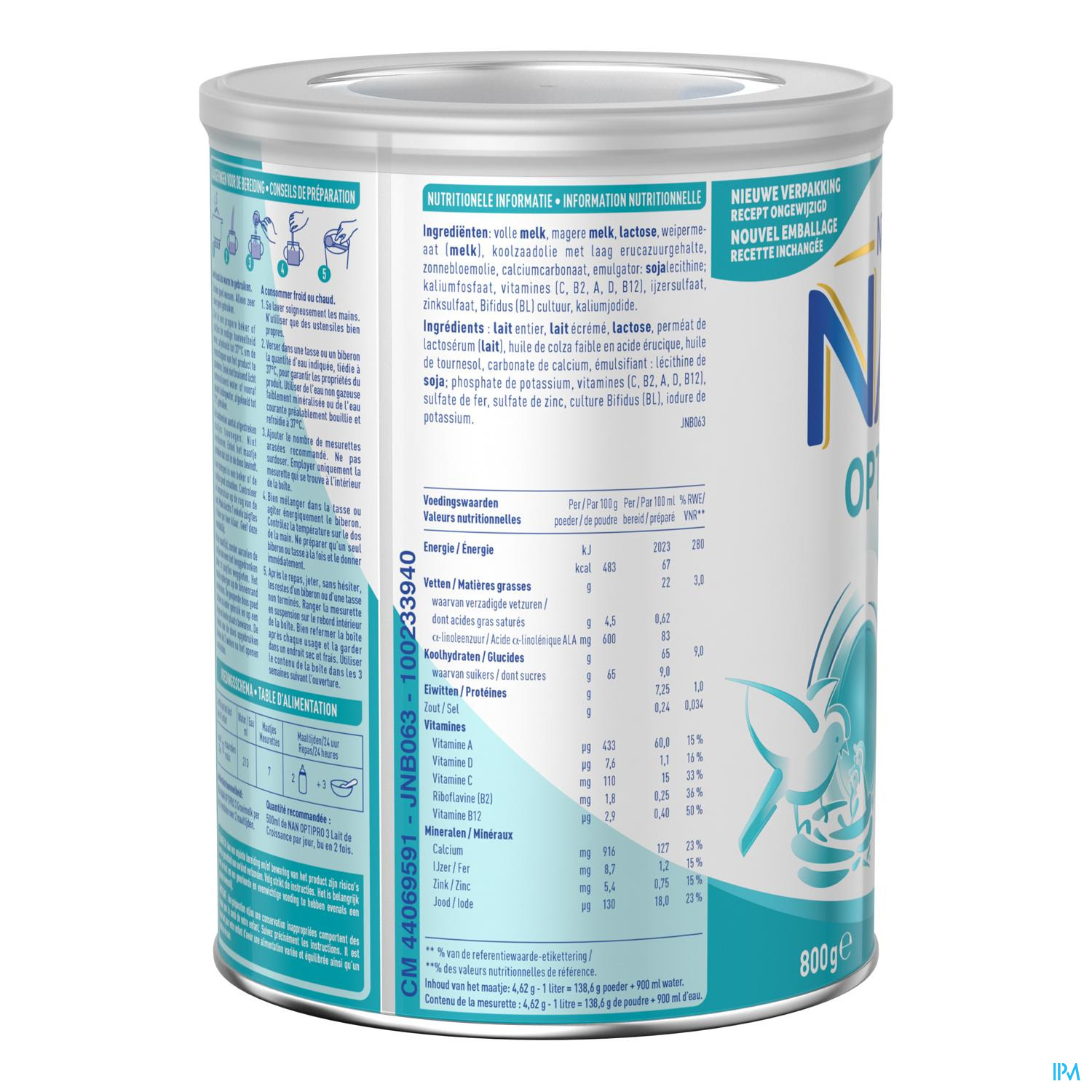 NAN OPTIPRO 3 800G NAN OPTIPRO 3 800G