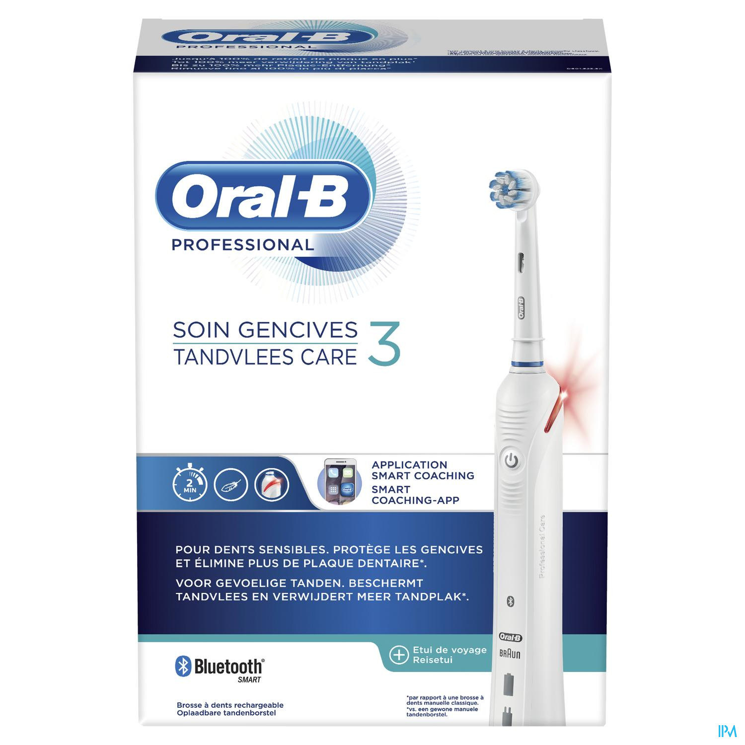 Geslaagd bellen Evalueerbaar Oral B Gum Care Pro 3 Electrische Tandenborstel - Elektrische  tandenborstels - Mond, tanden & lippen - Schoonheid, Verzorging & Hygiëne -  Apotheek Peeters Oudsbergen NV