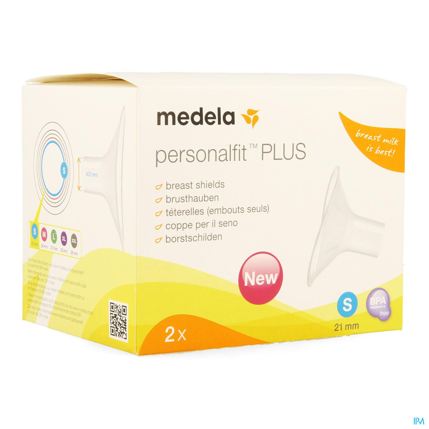 Medela Teterelle Personal Fit Plus S 21mm 1paire - Allaitement - Mère et  Enfants - Apotheek Peeters Oudsbergen (Peeters Pharma BV)