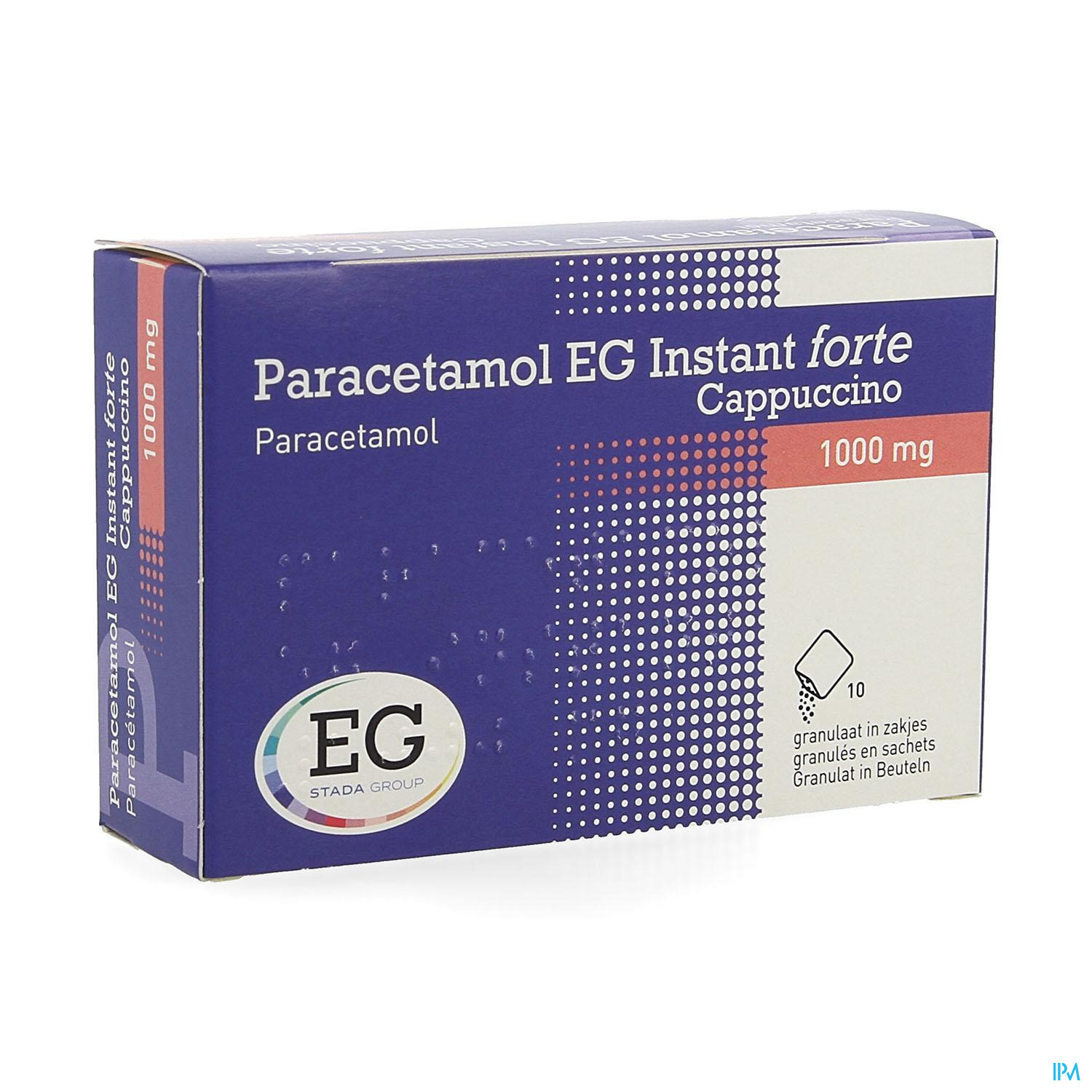 PARACETAMOL EG INST.FORTE 1G CAPPUCINO SACH 10 PARACETAMOL EG INST.FORTE 1G CAPPUCINO SACH 10