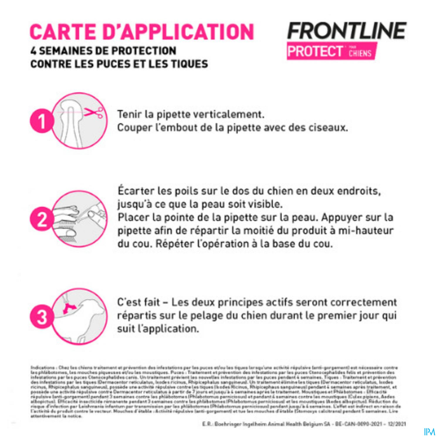 Frontline Protect Spot On Sol Chien 20-40kg Pipet3 - Médicaments ...