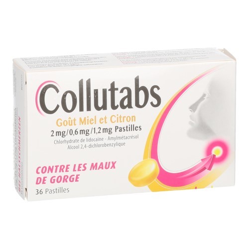 COLLUTABS MIEL CITR.2MG/0,6MG/1,2MG PAST. SUCER 36 COLLUTABS MIEL CITR.2MG/0,6MG/1,2MG PAST. SUCER 36