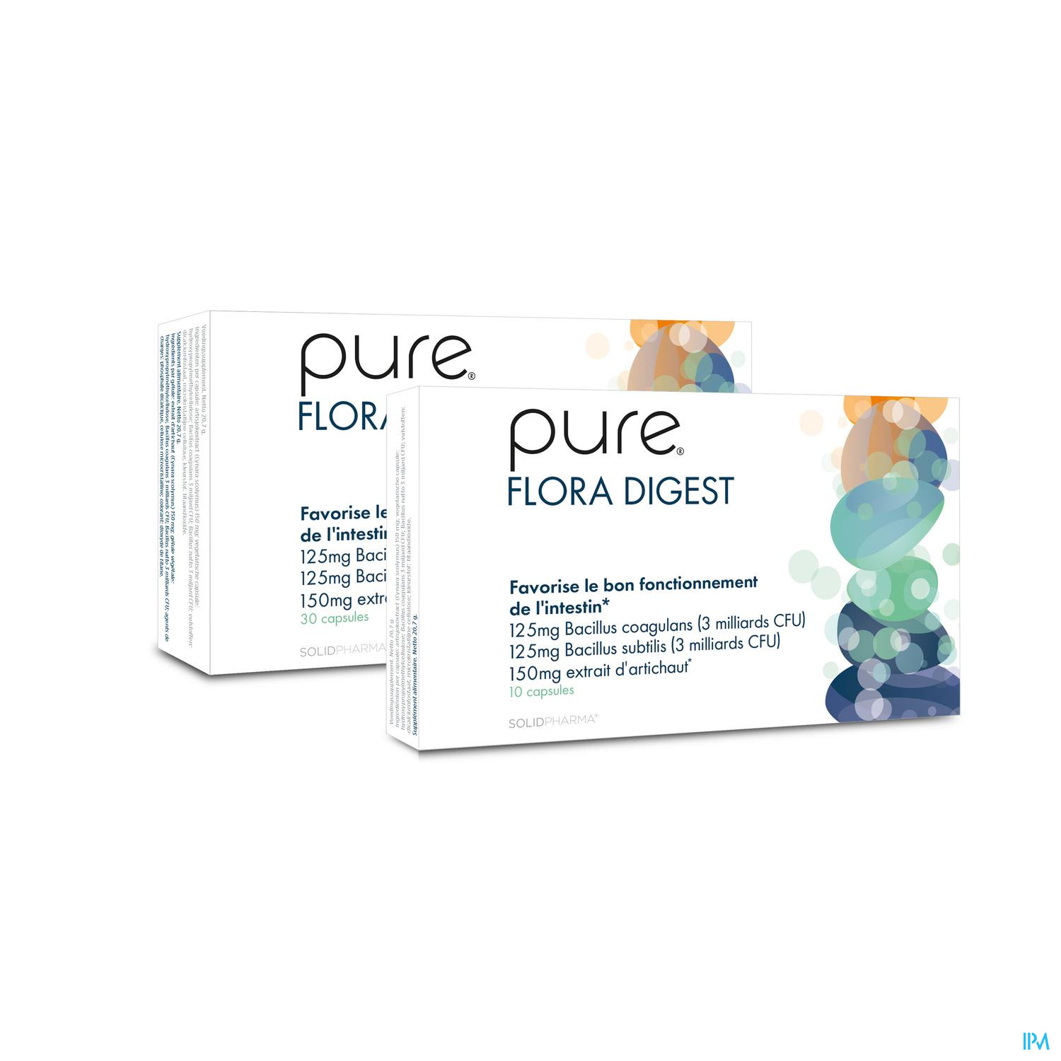 Pure Flora Digest Caps 10 - Flore intestinale-métabolisme-digestion ...