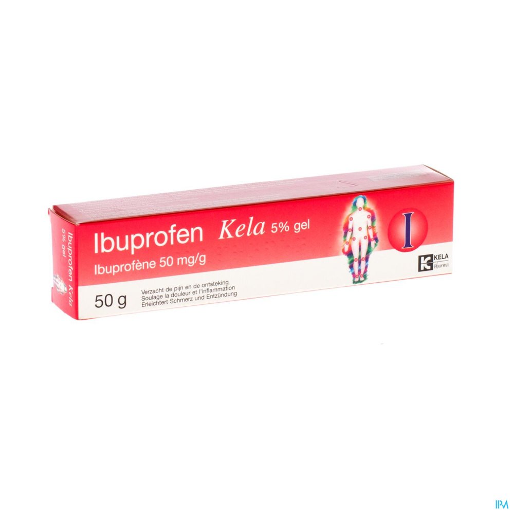 Ibuprofen Kela 5 Gel 50g Apotheek Peeters Oudsbergen (Peeters Pharma BV)