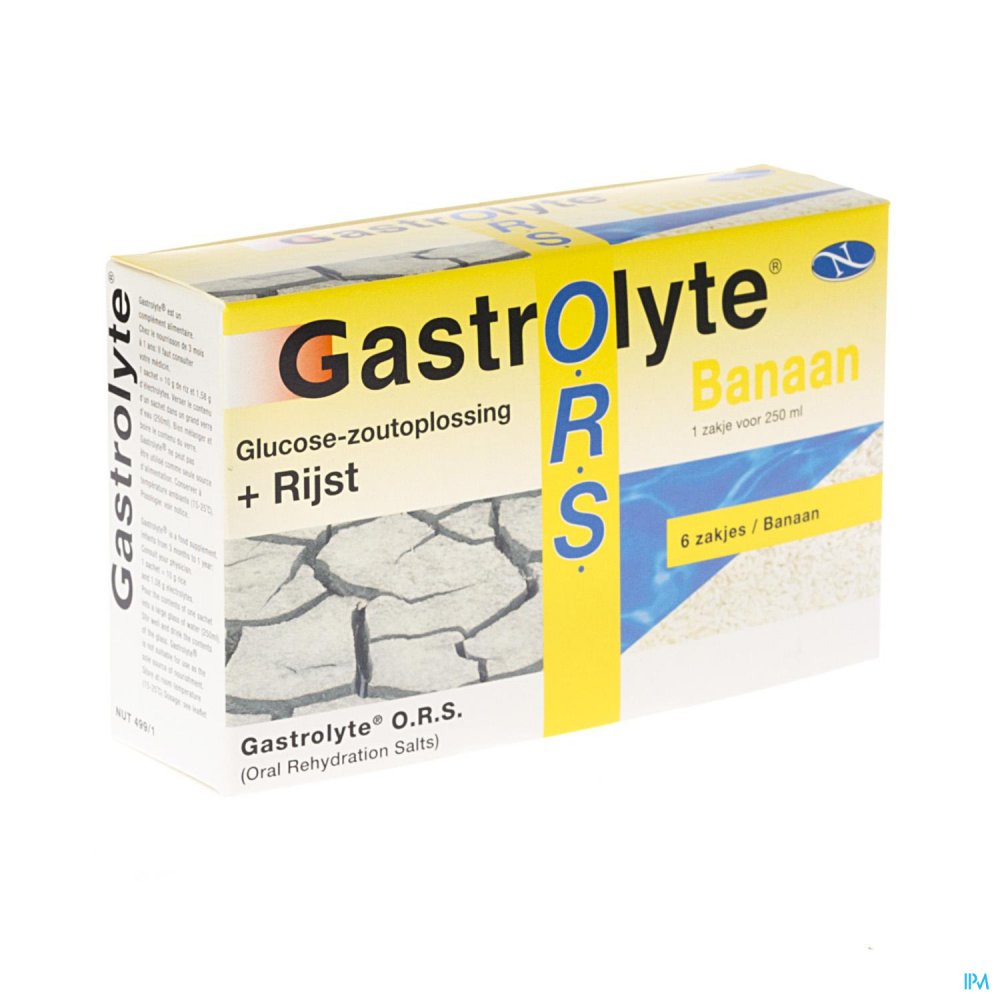 Gastrolyte Ors Rijst Banaan Pdr Zakje 6 - Orale ...