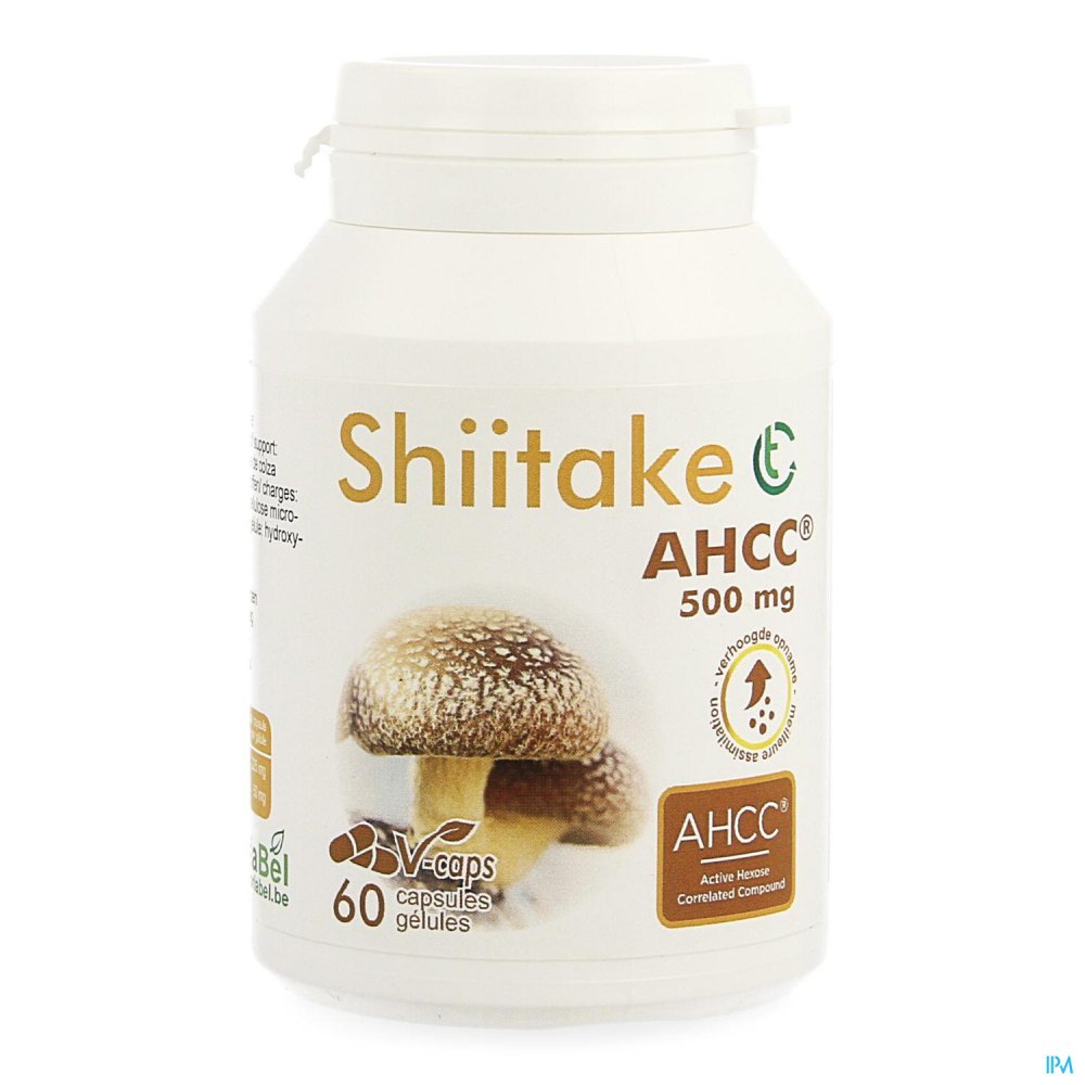 Soria Shiitake Ahcc Caps 60x600mg Fytotherapie Natuur